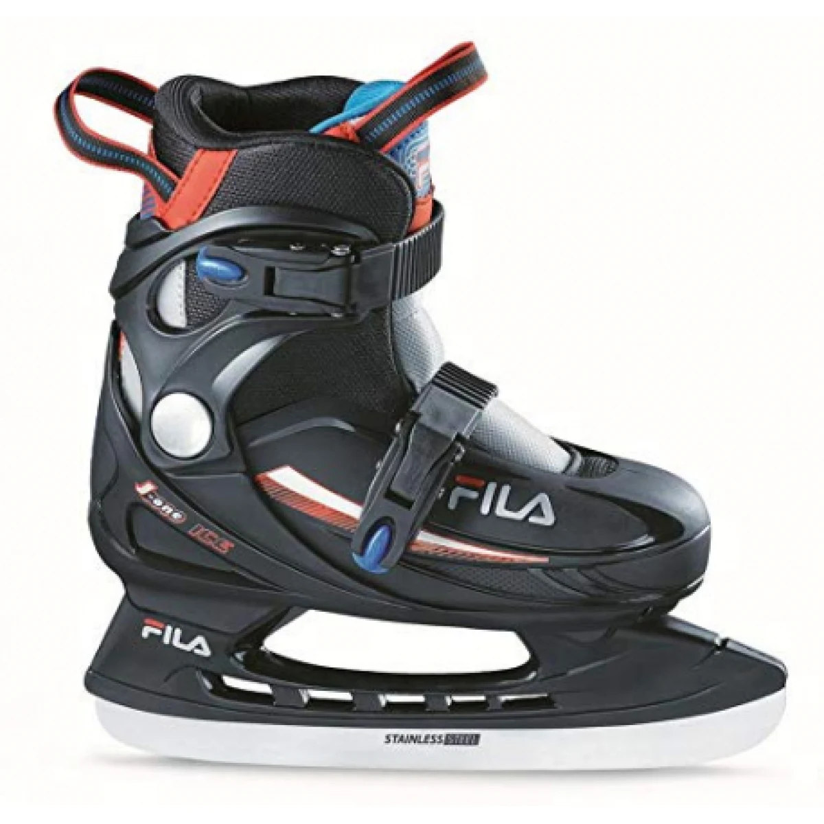 Juniorské ľadové korčule FILA SKATES J-ONE ICE HR BLK RED BLUE · záber 1