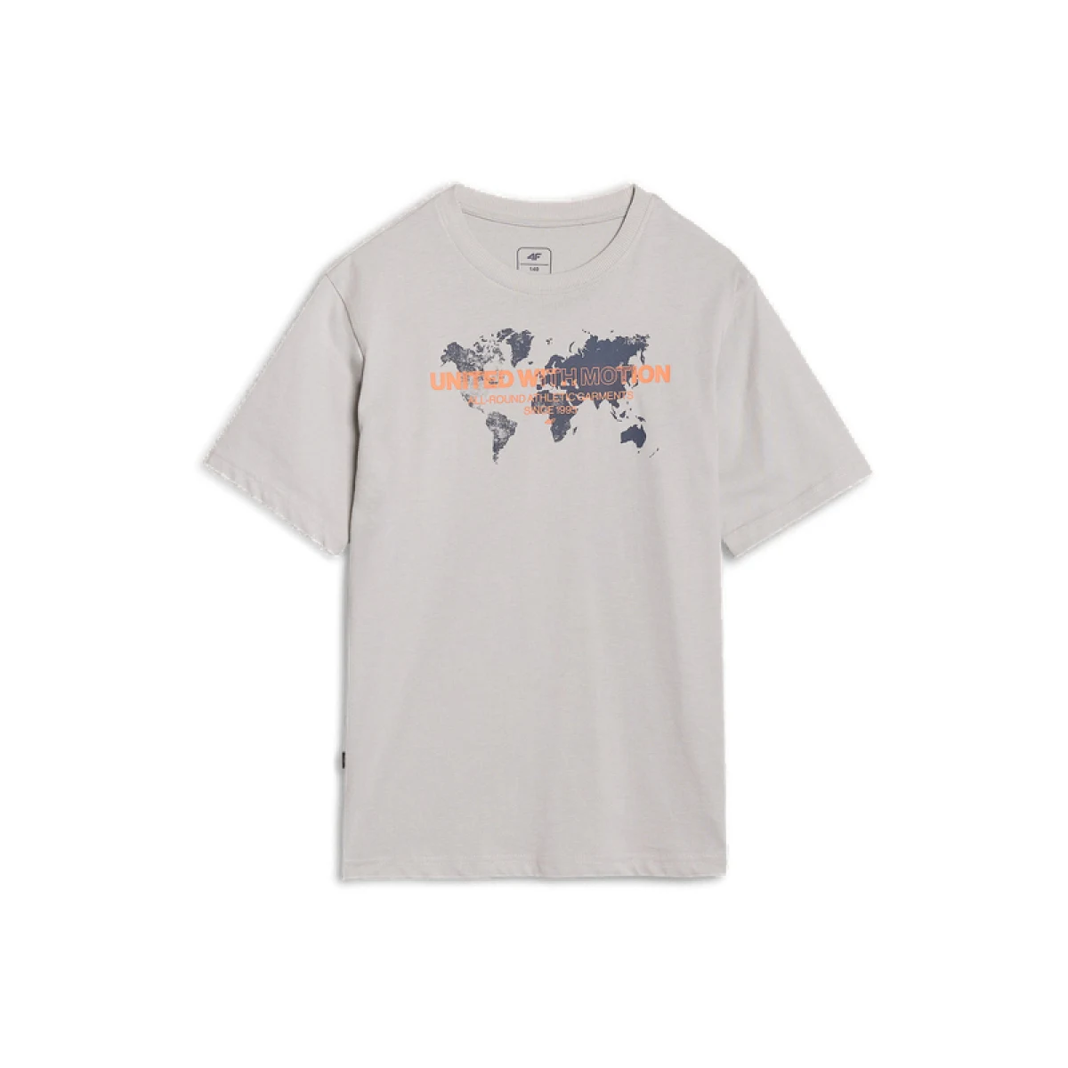 Chlapčenské tričko s krátkym rukávom 4F JUNIOR TSHIRT M1880-27S-COLD LIGHT GREY · záber 5
