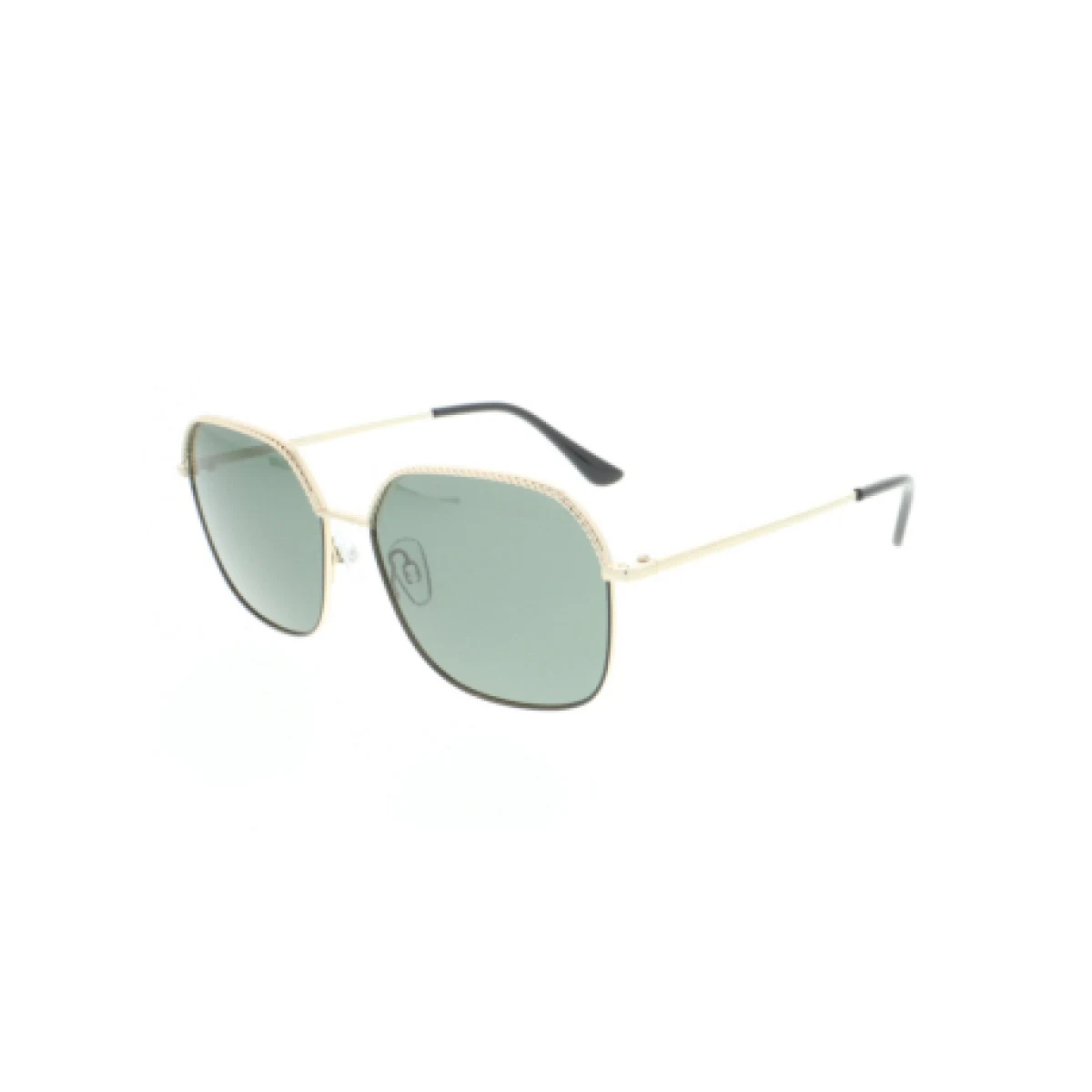 Polarizačné slnečné okuliare H.I.S. POLARIZED HPS04125-1, gold-black, green POL, 57-15-142 · záber 1