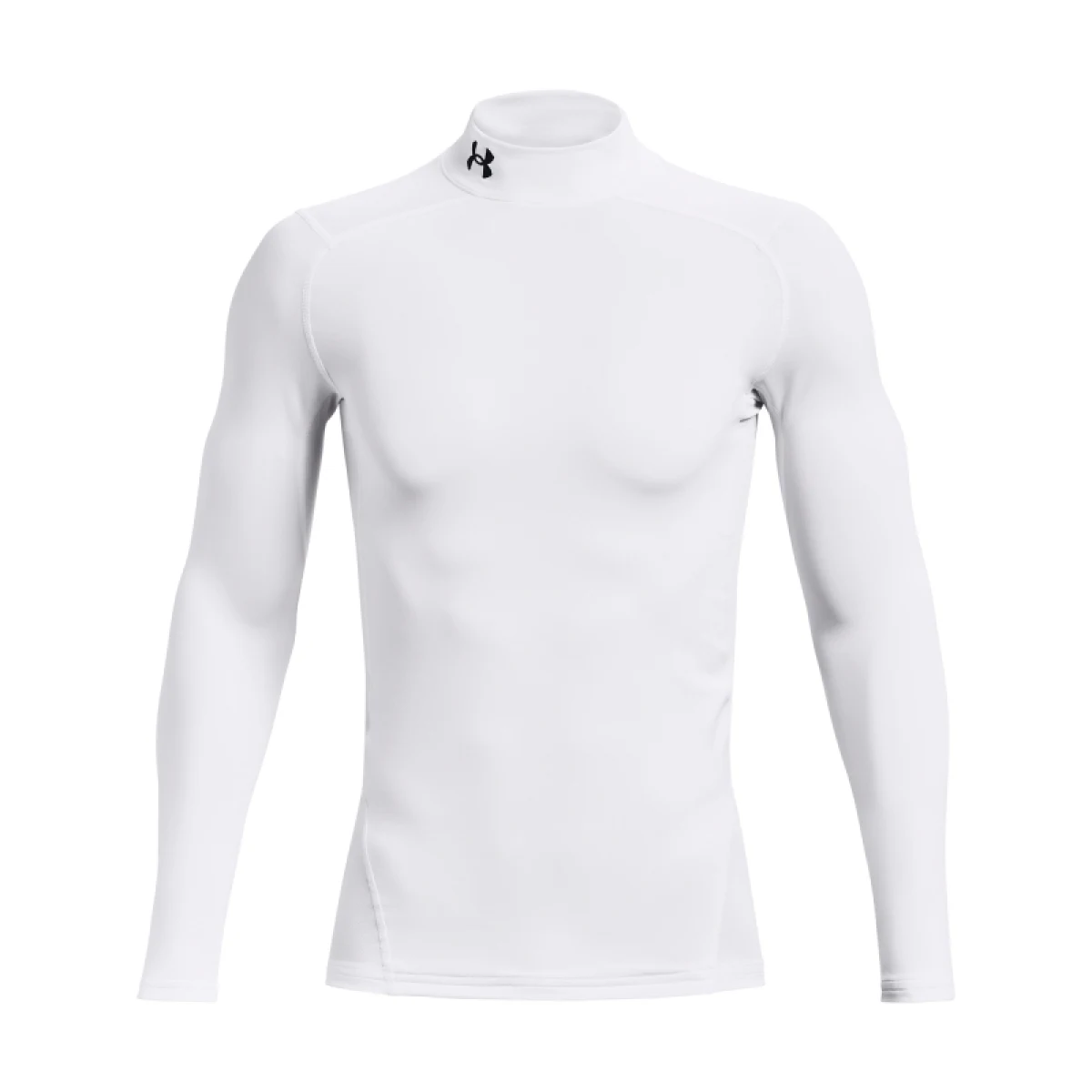 Pánske kompresné tričko s dlhým rukávom UNDER ARMOUR UA CG Armour Comp Mock-WHT · záber 5