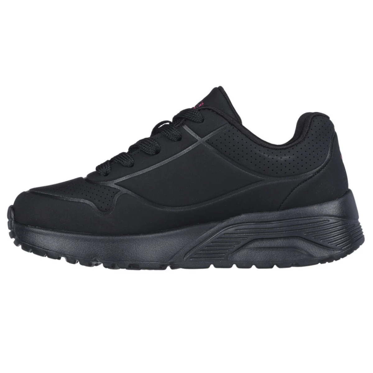 Dievčenská rekreačná obuv SKECHERS Uno Lite X JGoldCrown Lace Up K black multi · záber 3