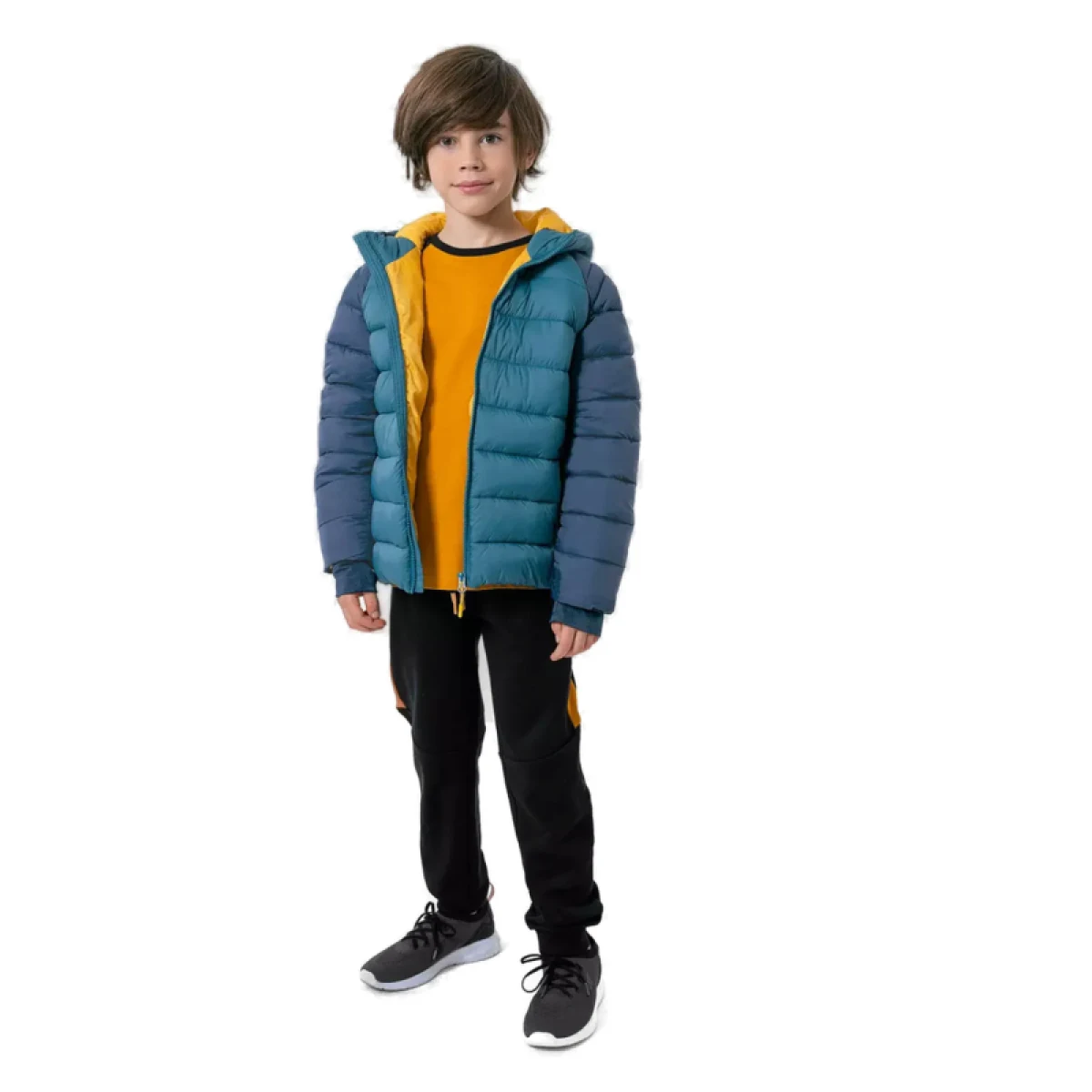 Chlapčenská bunda 4F JUNIOR BOYS JACKET JKUMP003-31S-NAVY · záber 2
