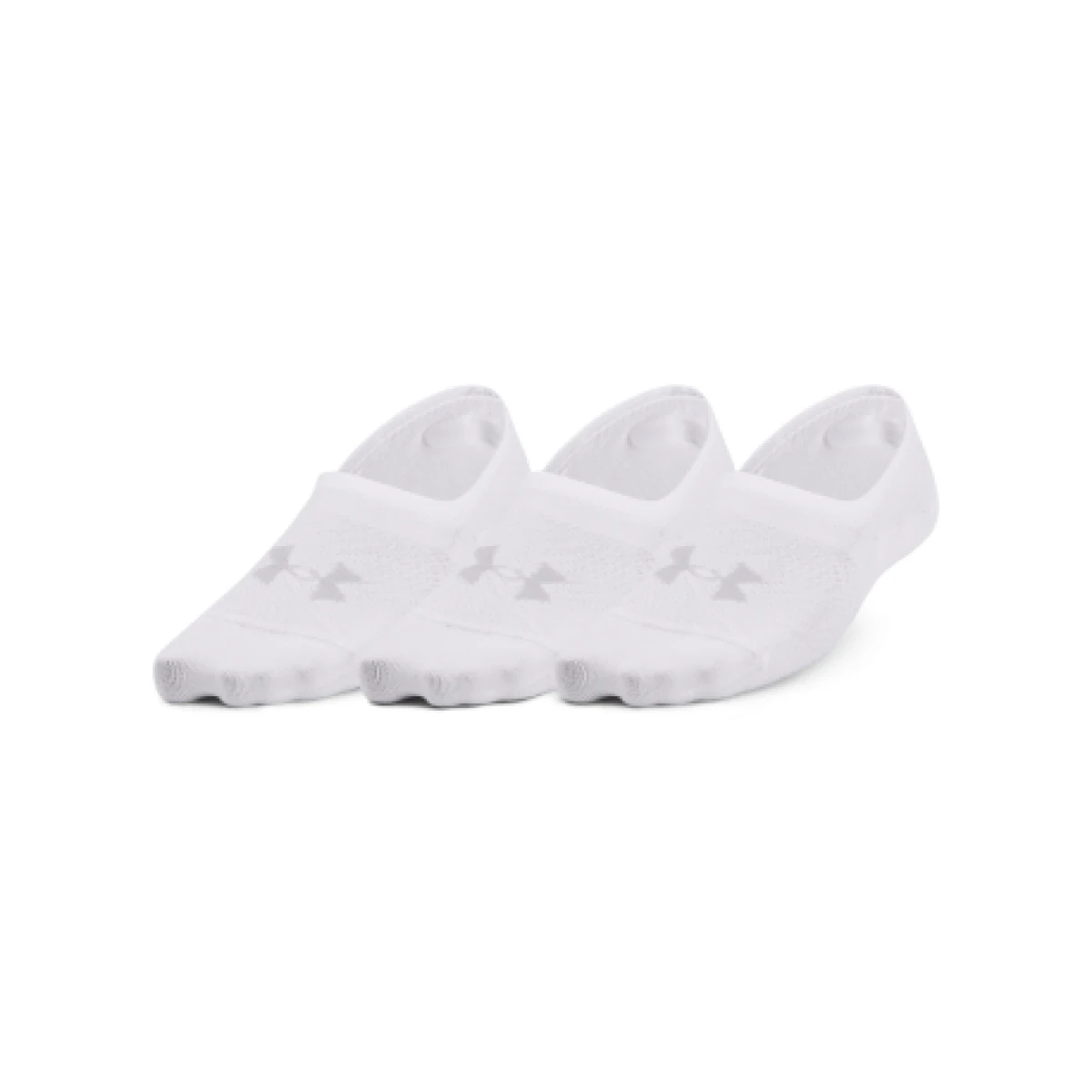 Neviditeľné ponožky UNDER ARMOUR 3 PACK-UA Breathe Lite Ultra Low-WHT · záber 1