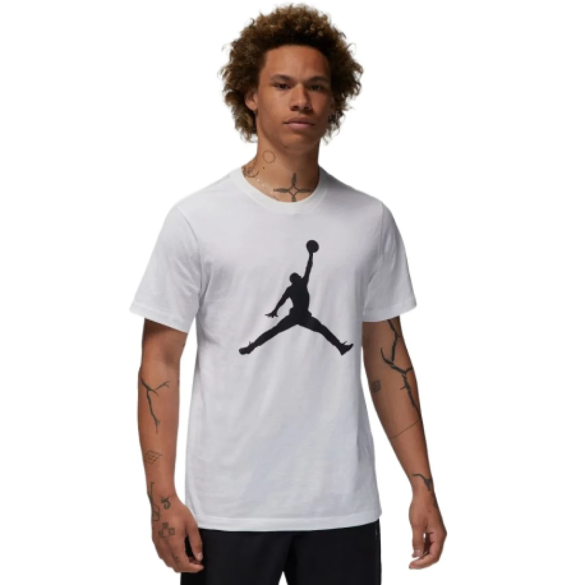 Pánske tričko s krátkym rukávom NIKE JORDAN M J JUMPMAN SS CREW-100-White · záber 1