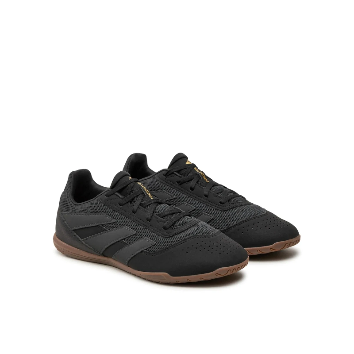 Pánske futbalové kopačky halové ADIDAS Predator M IC core black carbon gold met · záber 2