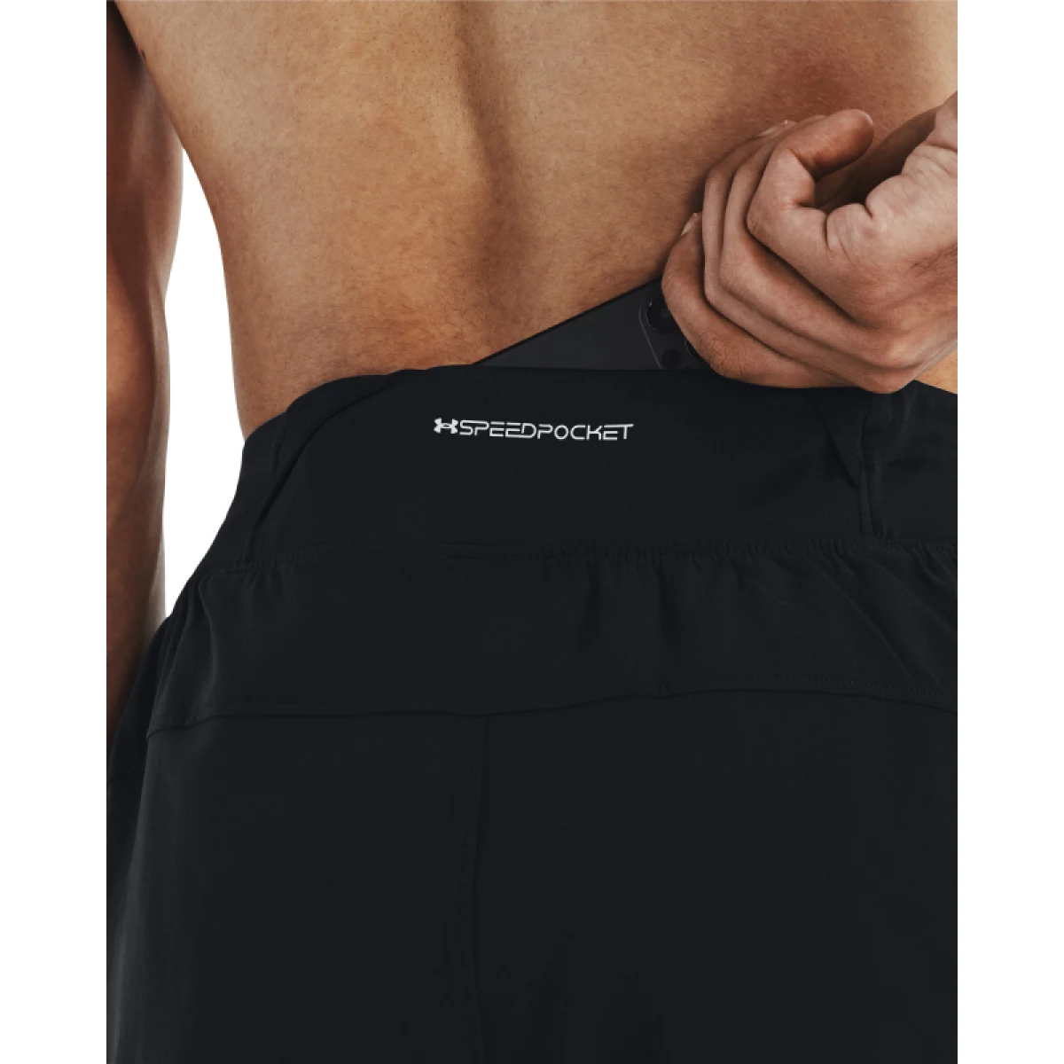 Pánske bežecké kraťasy UNDER ARMOUR LAUNCH ELITE 7 inch SHORT-BLK · záber 4