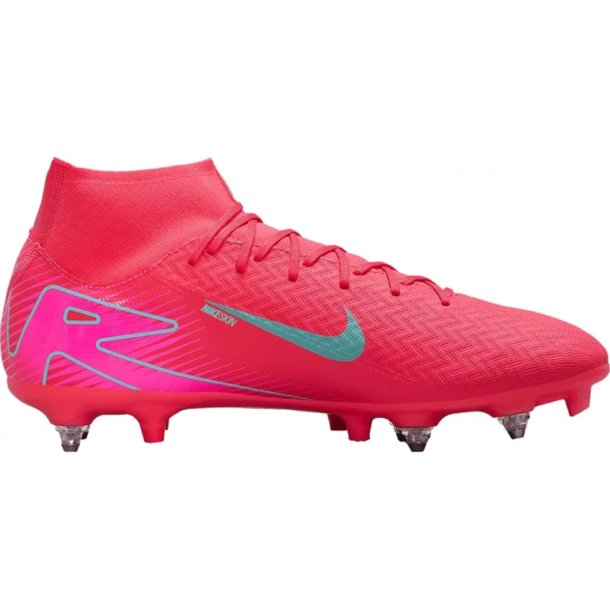 Pánske futbalové kopačky outdoorové NIKE Mercurial Superfly 10 Academy PRO M SG ember glow aurora green · záber 3