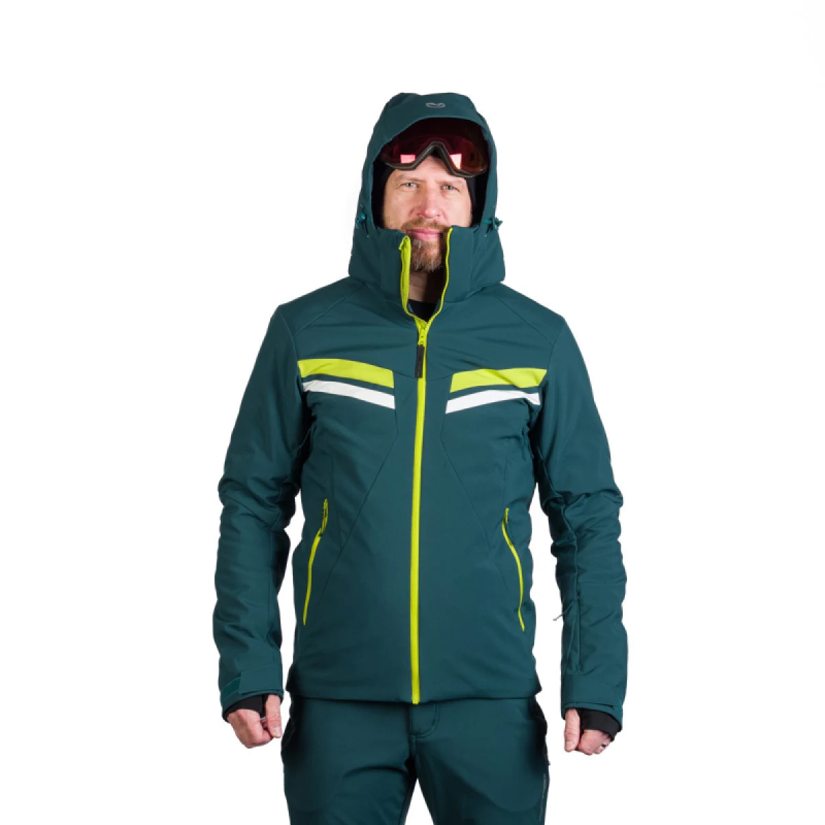 Pánska lyžiarska bunda NORTHFINDER UGO-640inkbluegreen · záber 3