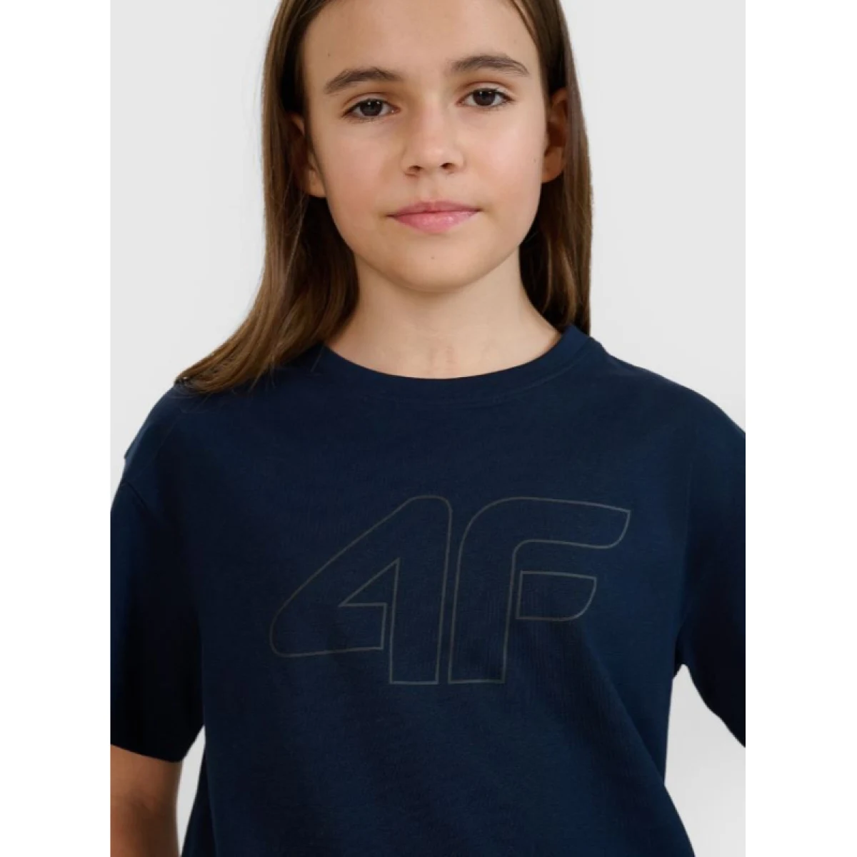 Dievčenské tričko s krátkym rukávom 4F JUNIOR TSHIRT F2333-31S-NAVY · záber 2
