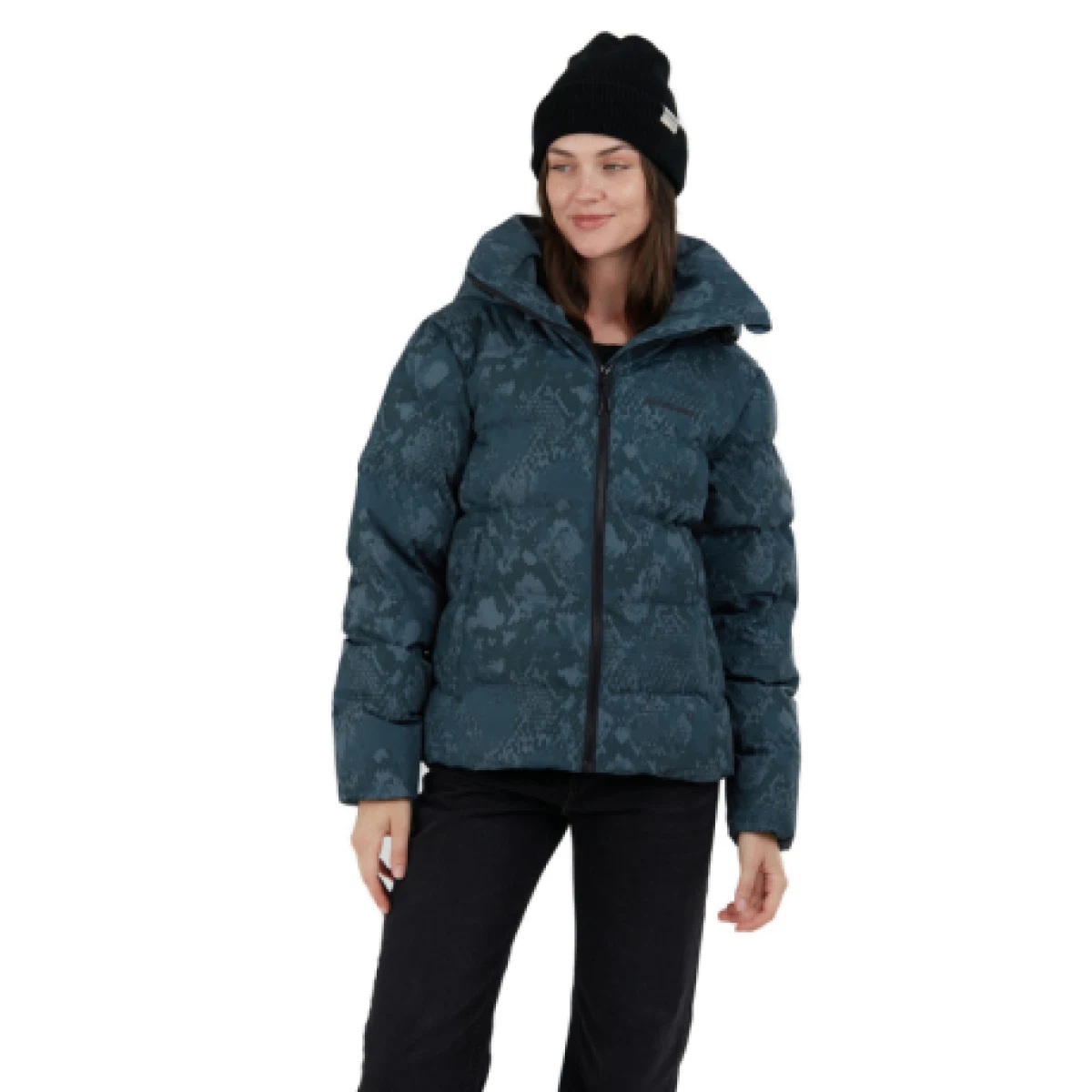 Dámska bunda FUNDANGO Amber Padded Jacket-598-forest · záber 1