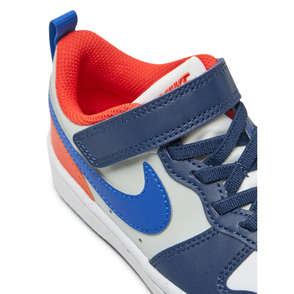 Chlapčenská rekreačná obuv NIKE Court Borough Low Recraft midnight navy hyper royal orange · záber 5