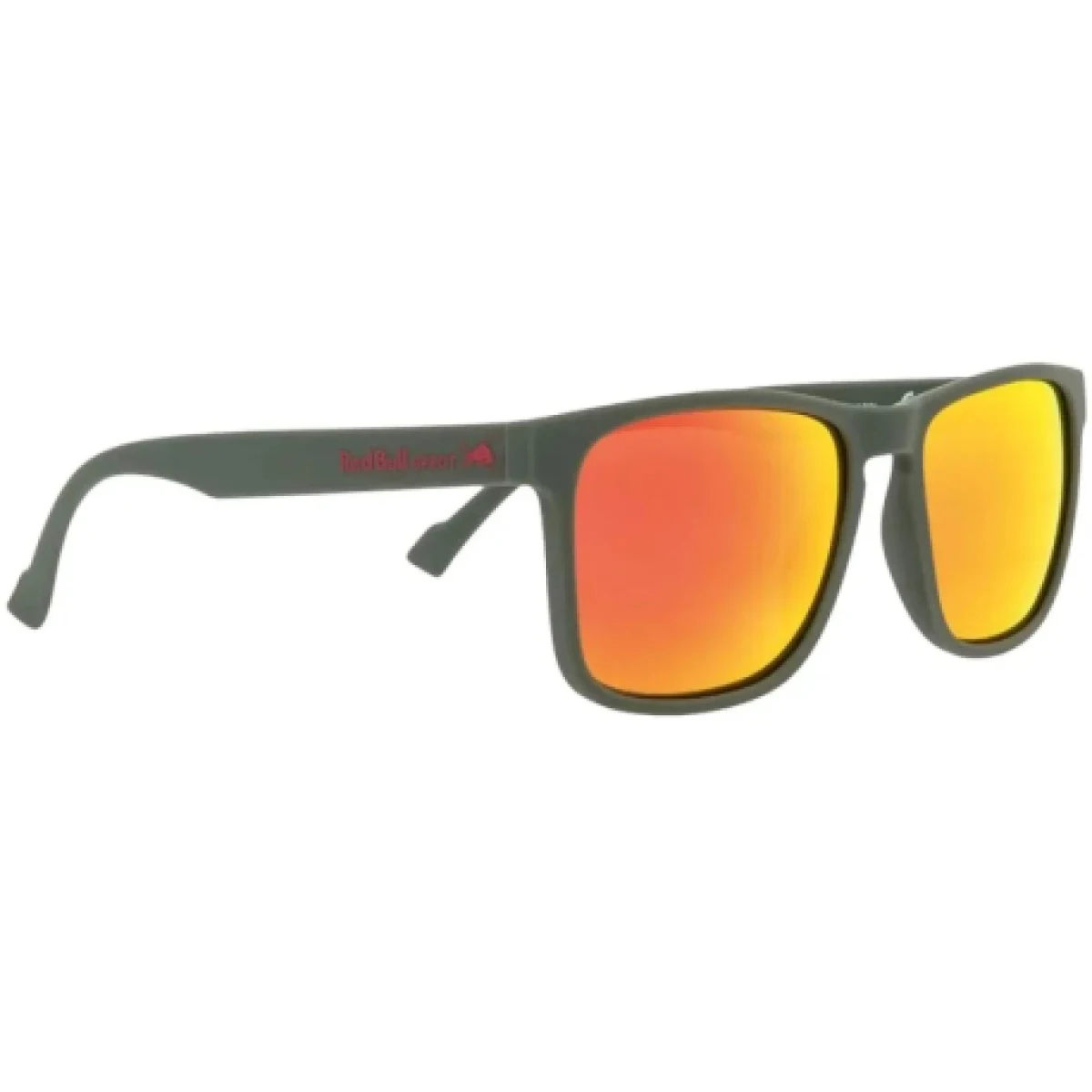 Slnečné okuliare RED BULL SPECT LEAP-006P, matt olive green rubber, brown with red mirror, CAT3, POL, 55-17-14 · záber 1