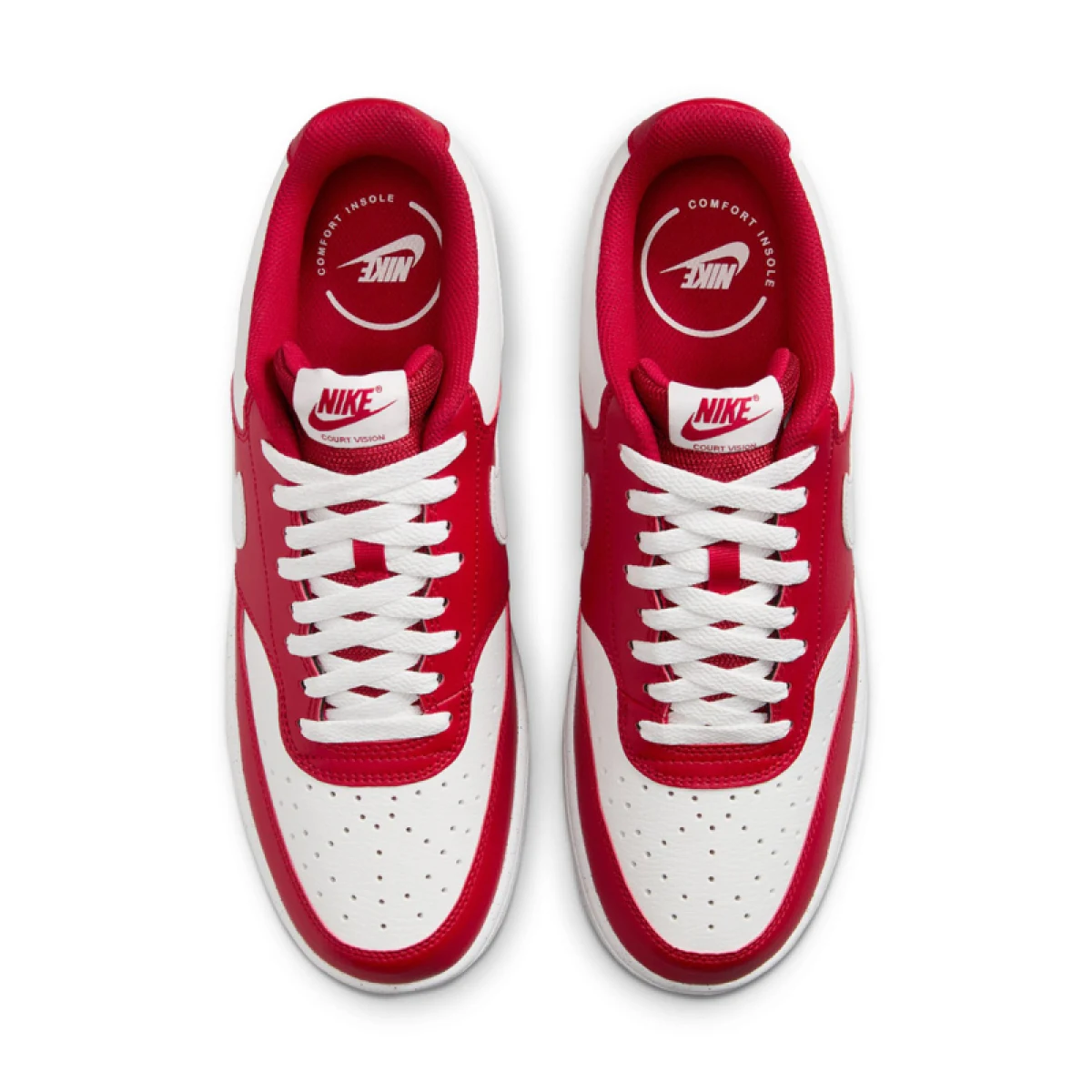 Pánska rekreačná obuv NIKE Court Vision Low M gym red summit white · záber 4
