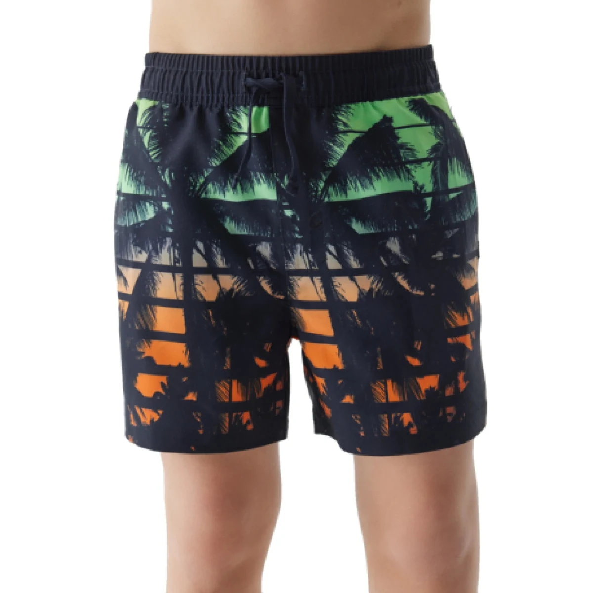 Chlapčenské plavky 4F JUNIOR BOARD SHORTS-4FJWSS24UBDSM067-96S-MULTICOLOUR 6 · záber 1