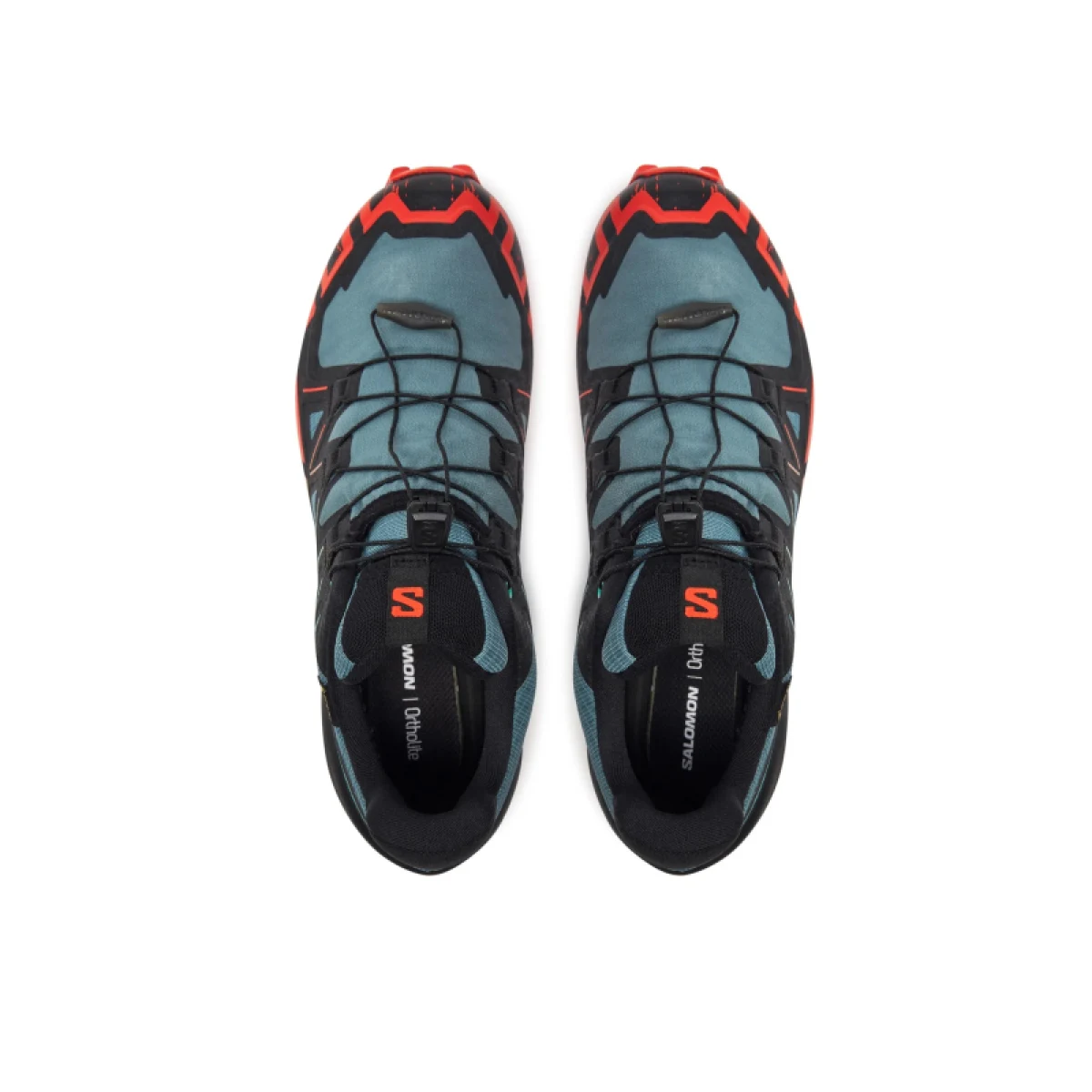 Pánska bežecká trailová obuv SALOMON Speedcross 6 GTX M north atlantic black cherry tomato · záber 4