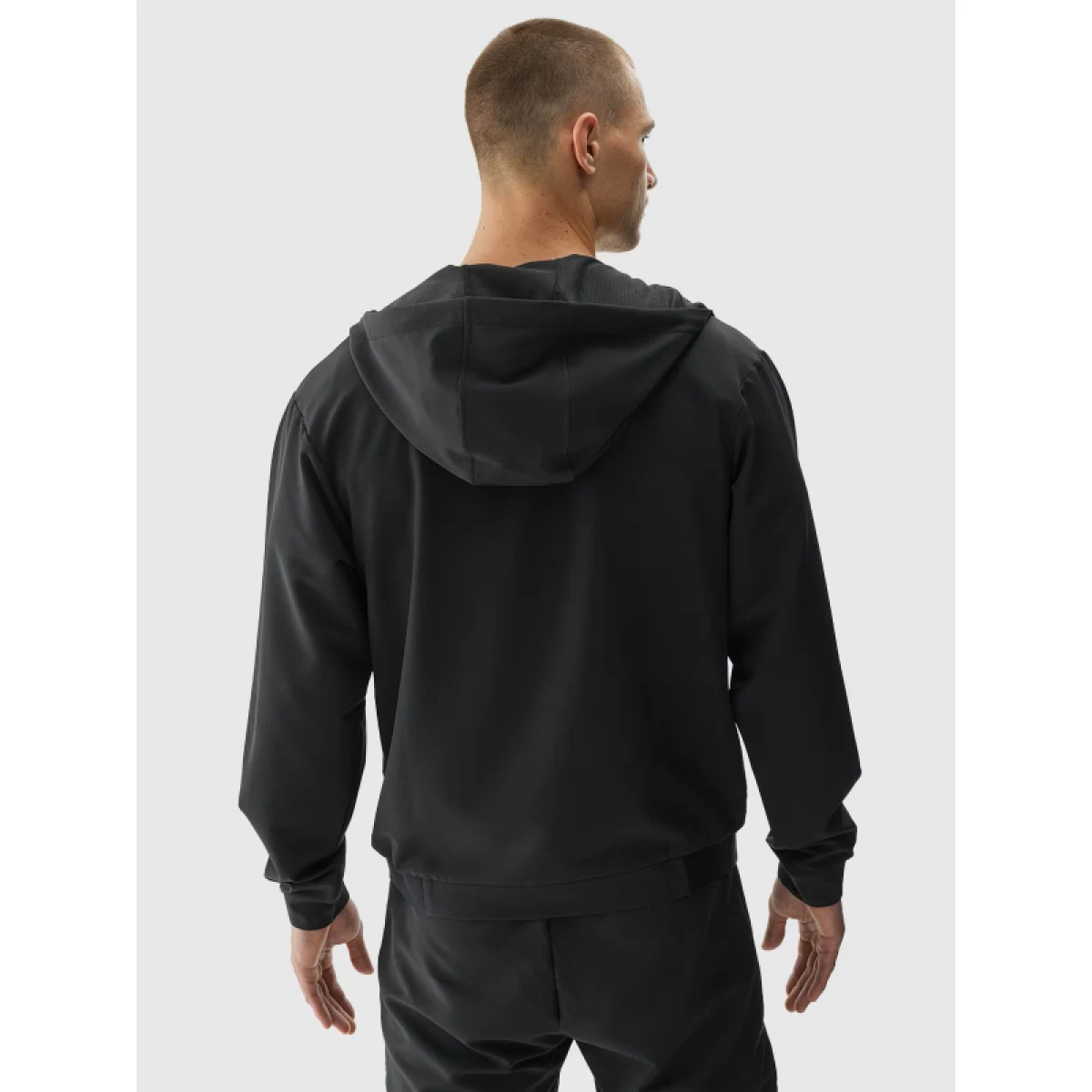 Pánska tréningová bunda 4F SWEATSHIRT FNK-WAW24TFSWM394-22S-ANTHRACITE · záber 4