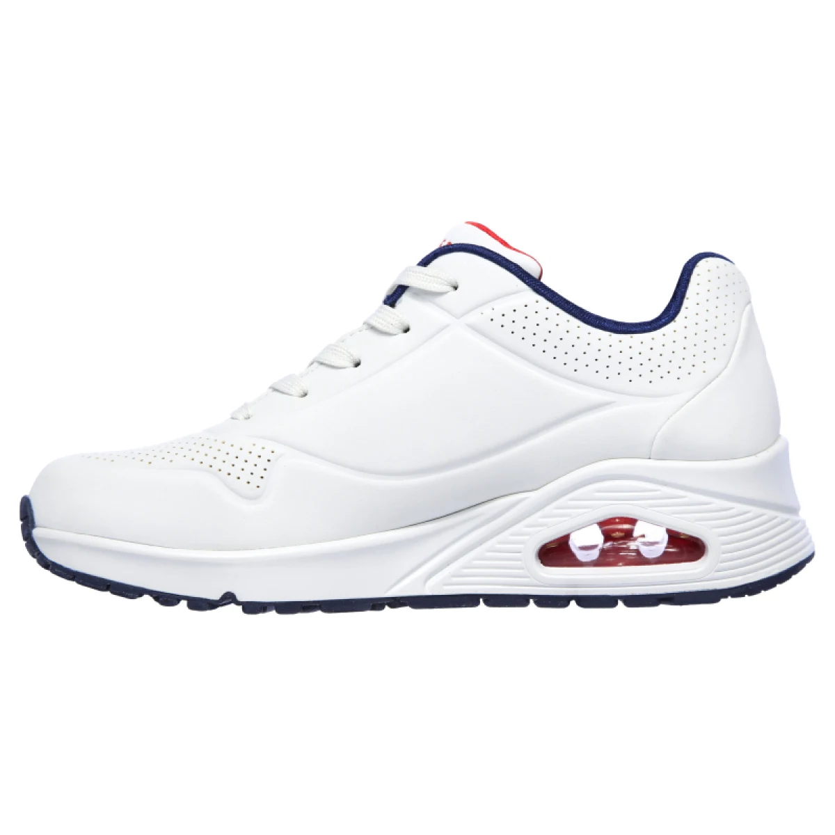 Dámska rekreačná obuv SKECHERS Uno Stand On Air white navy · záber 3