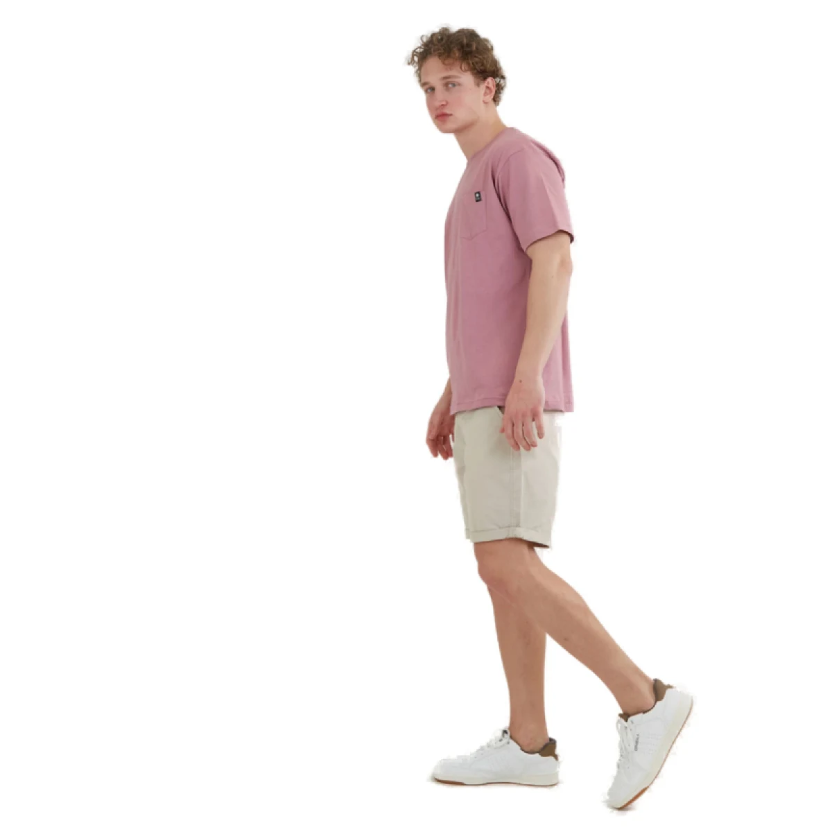 Pánske tričko s krátkym rukávom FUNDANGO Talmer Pocket T-shirt-345-raspberry · záber 3