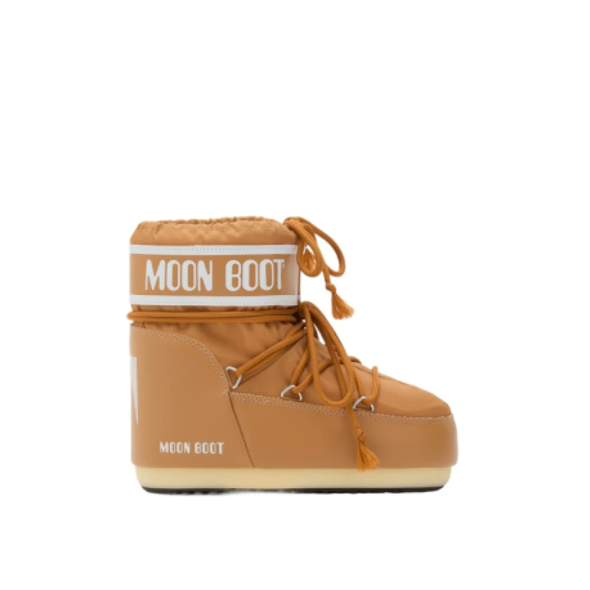 Členkové zimné topánky MOON BOOT MB ICON LOW NYLON, M008 COGNAC · záber 1