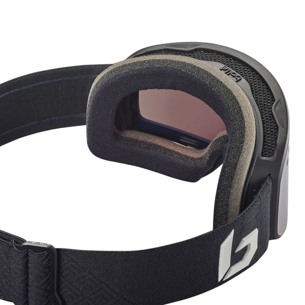 Lyžiarske okuliare BOLLE NEVADA SMALL Black Matte - Volt Pink Cat 2 · záber 2