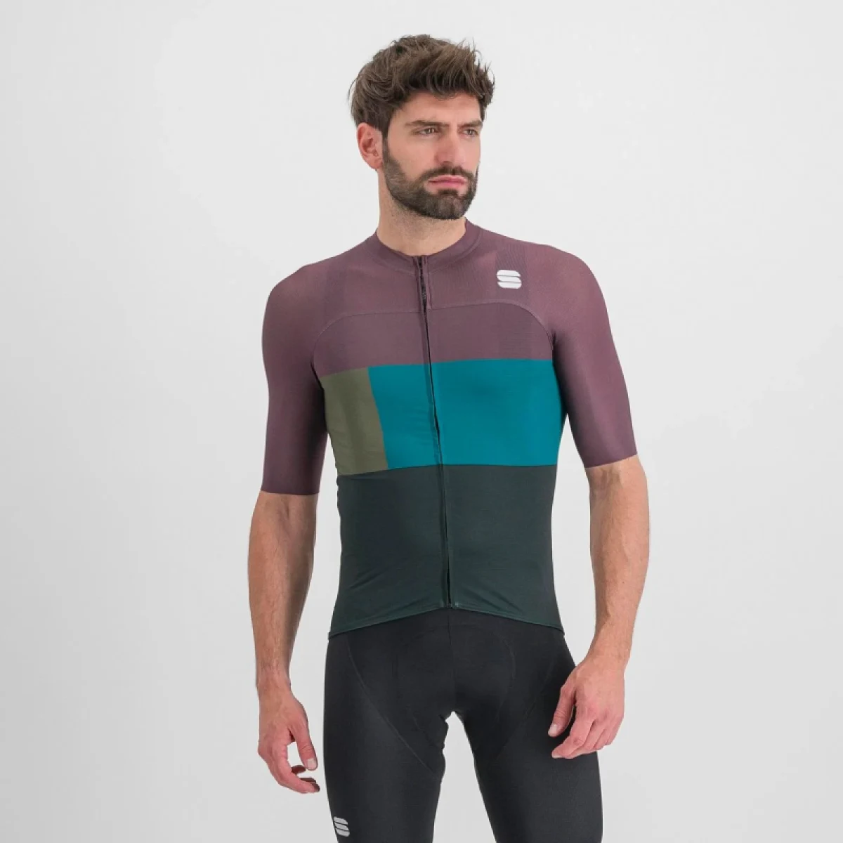 Pánsky cyklistický dres s krátkym rukávom SPORTFUL Snap jersey, scarab huckleberry · záber 2