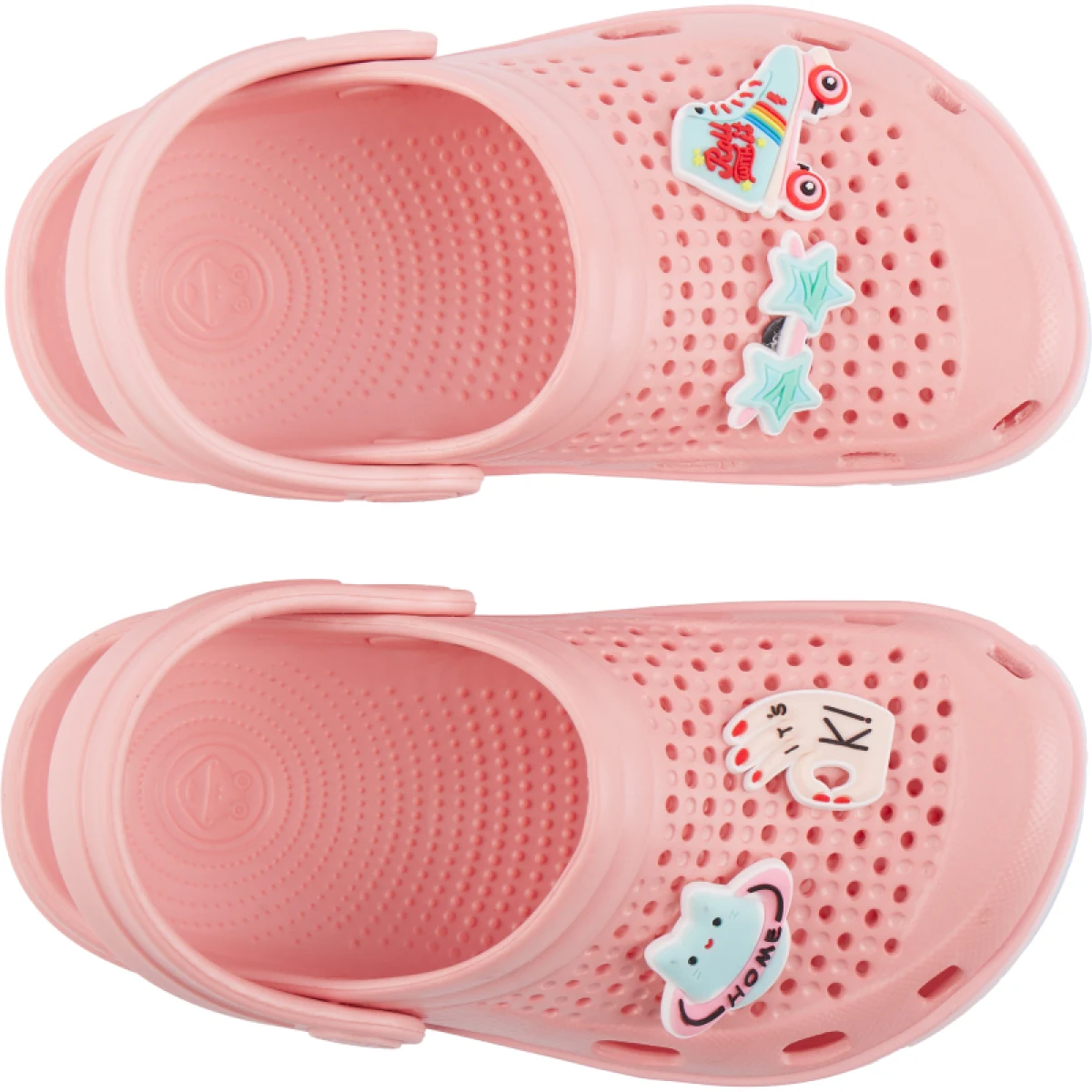Dievčenské kroksy (rekreačná obuv) COQUI Lindo + Amulet K baby pink · záber 3