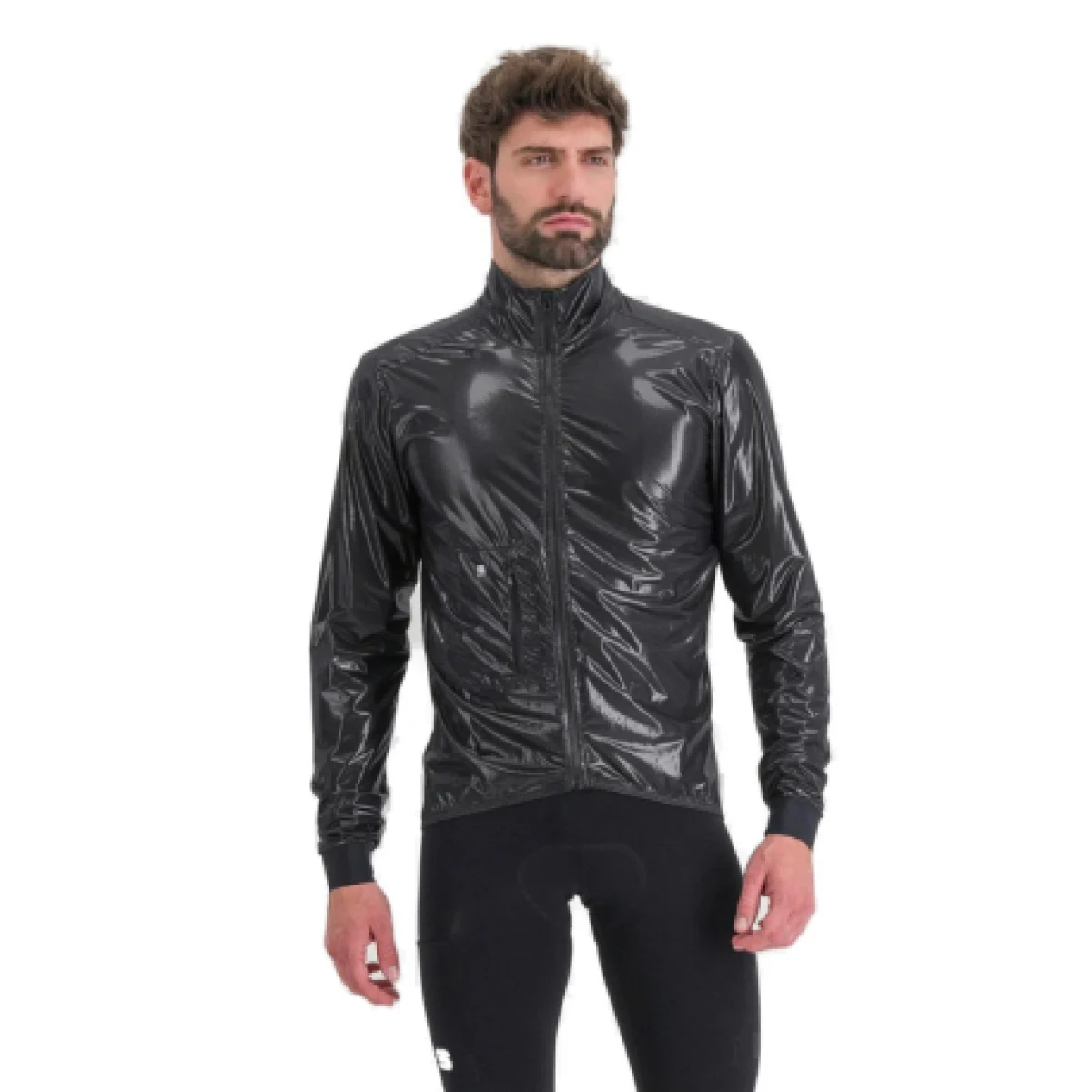 Pánska cyklistická bunda SPORTFUL Giara packable jacket, black · záber 1