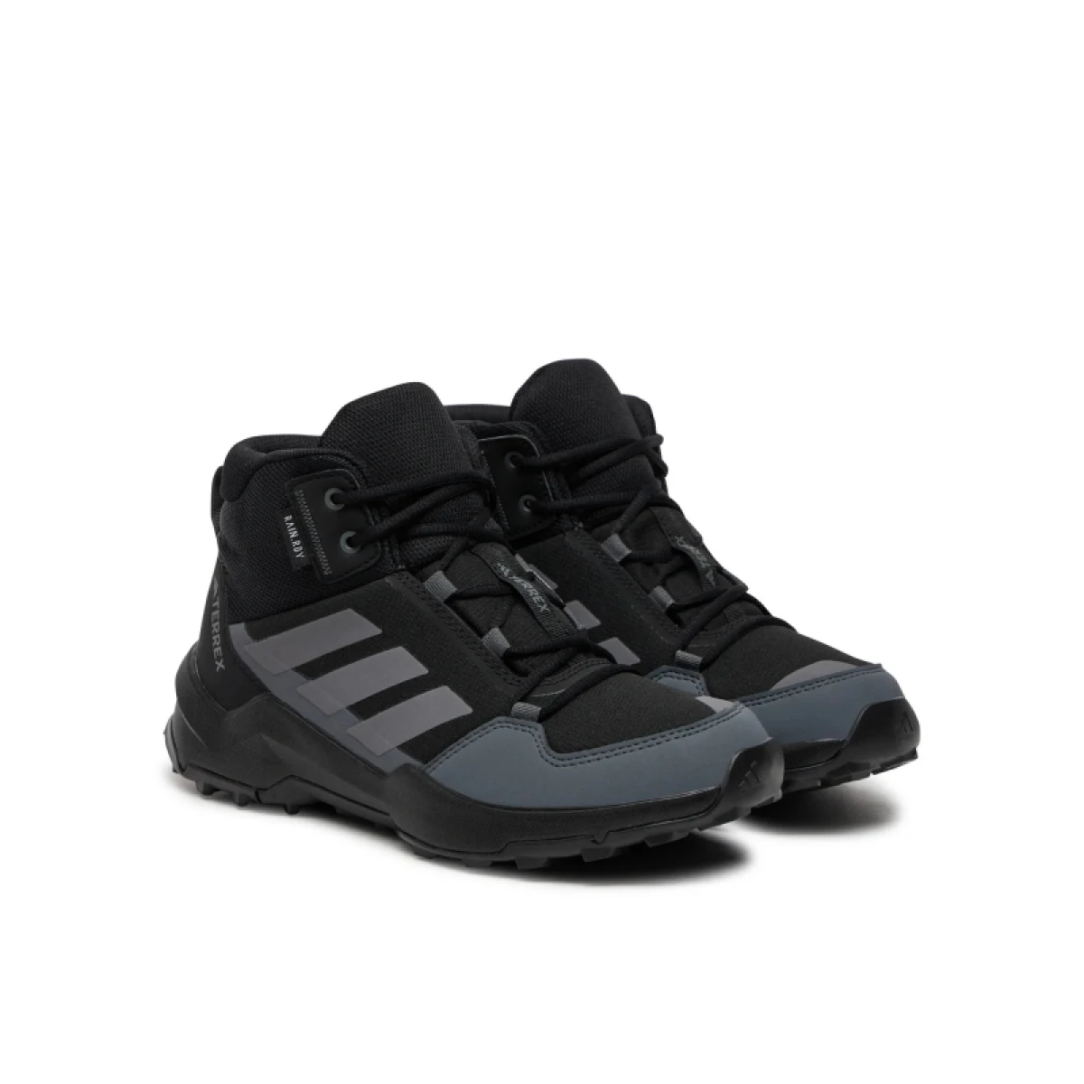 Juniorská členková turistická obuv ADIDAS Terrex AX4 R.Rdy Mid Jr core black grey four grey six · záber 2