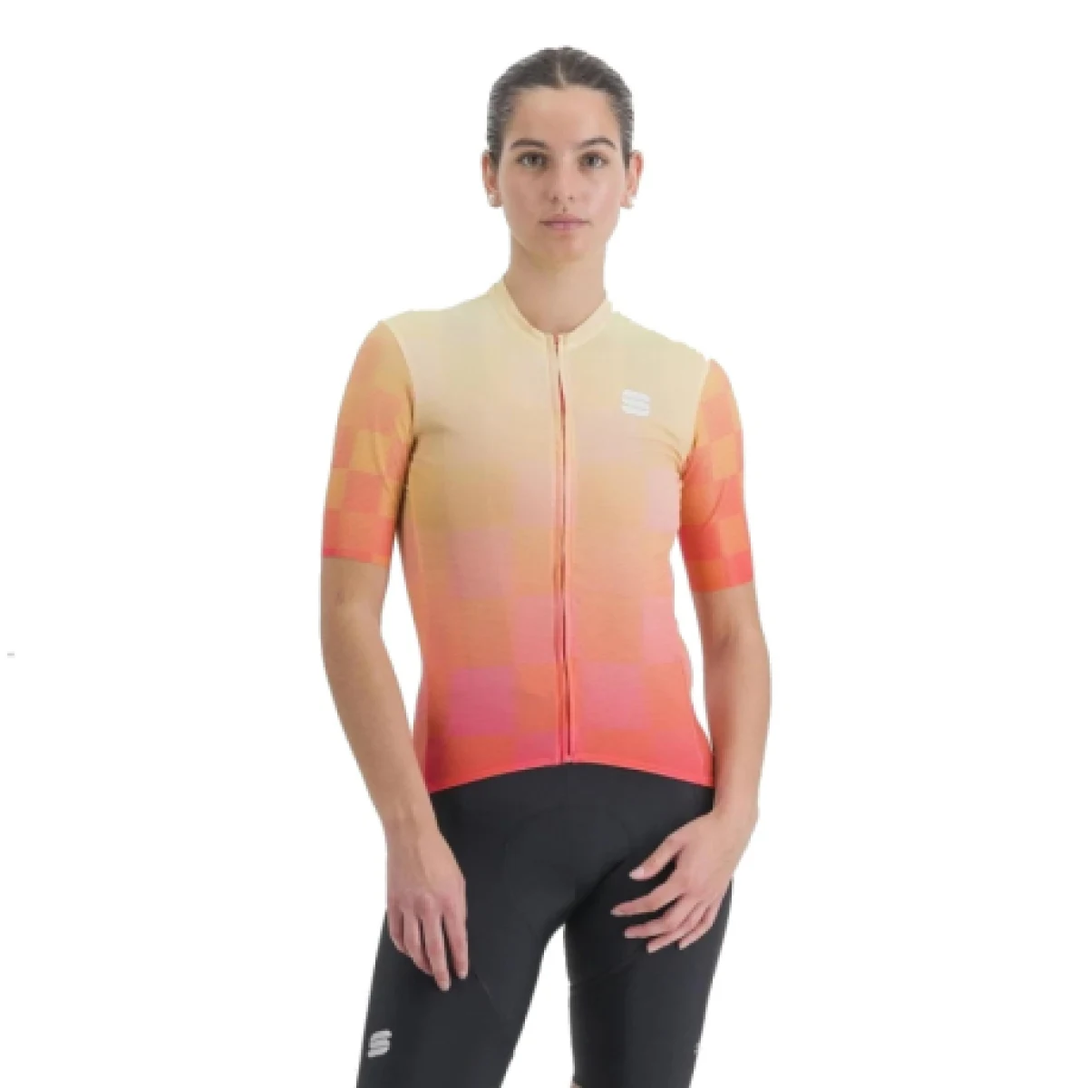 Dámsky cyklistický dres s krátkym rukávom SPORTFUL Rocket w jersey, pompelmo pale lime · záber 1
