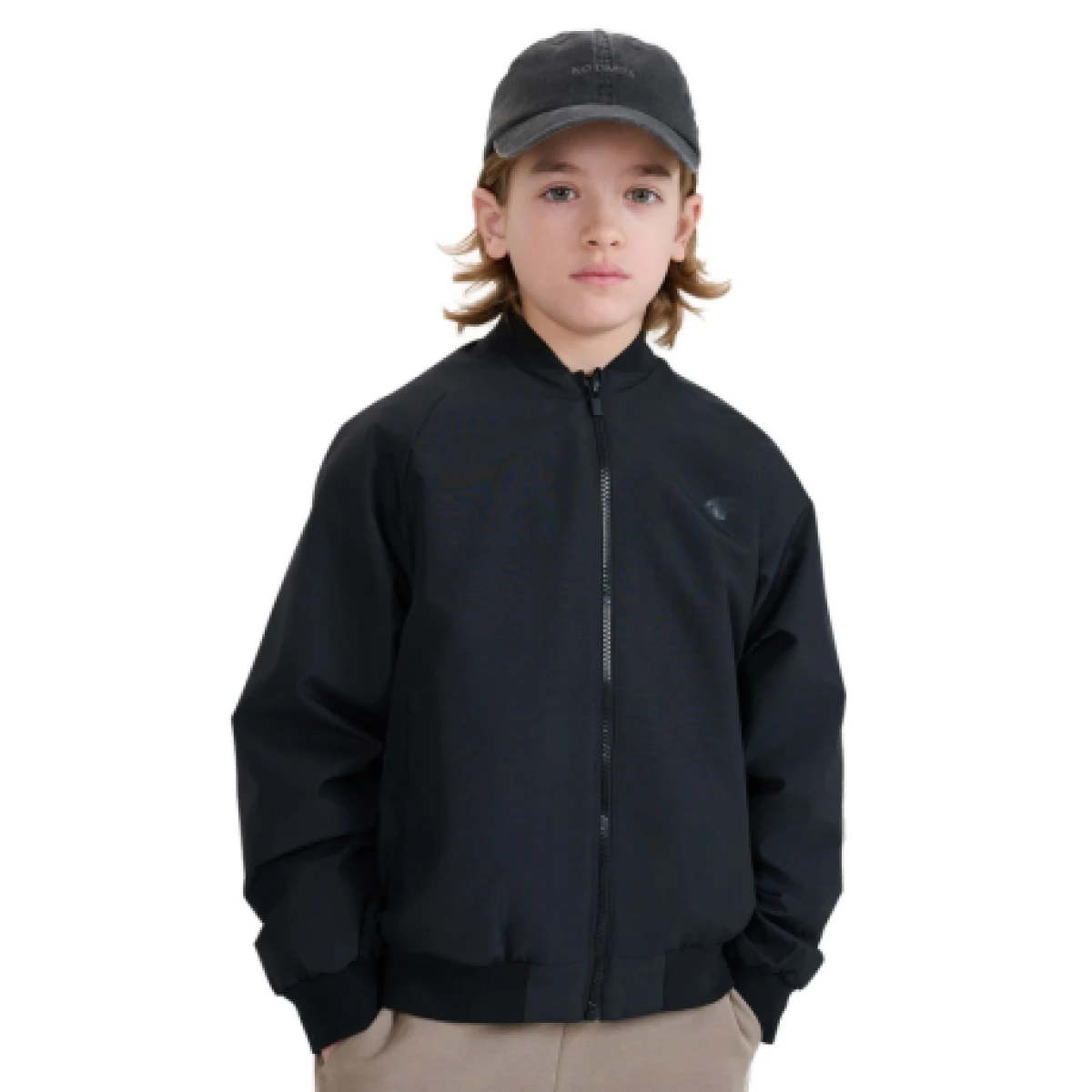 Chlapčenská bunda 4F JUNIOR JACKET-JWSS25TJACM186-20S-BLACK · záber 1