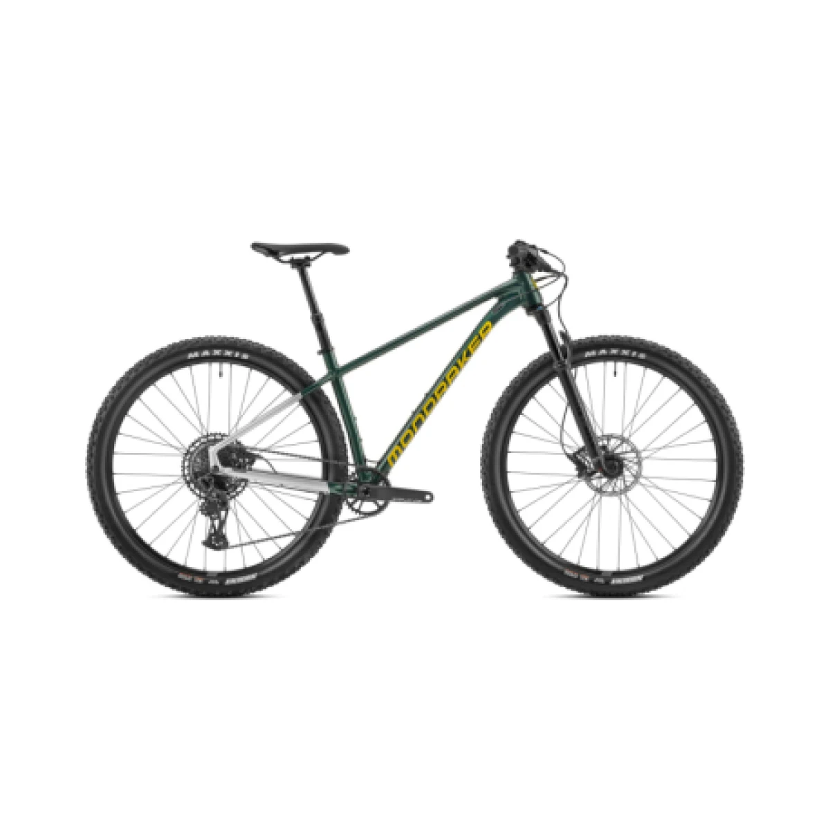 Horský bicykel MONDRAKER Chrono DC R, british racing green yellow · záber 1
