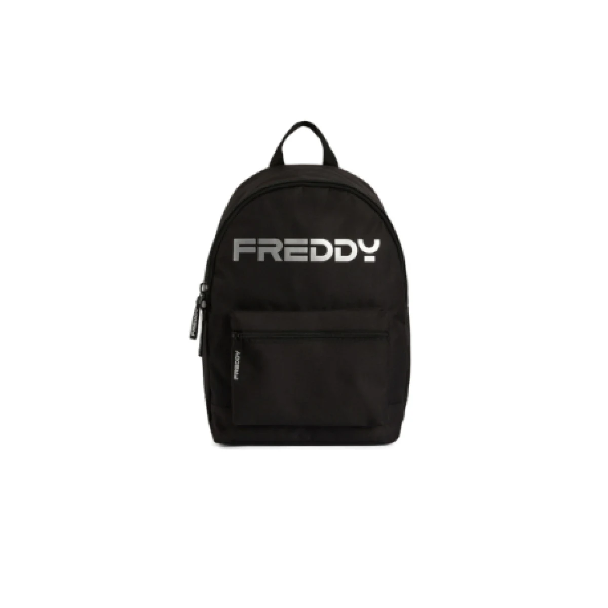 Dámsky batoh FREDDY Backpack with a silver logo and outer pocket-Black · záber 1