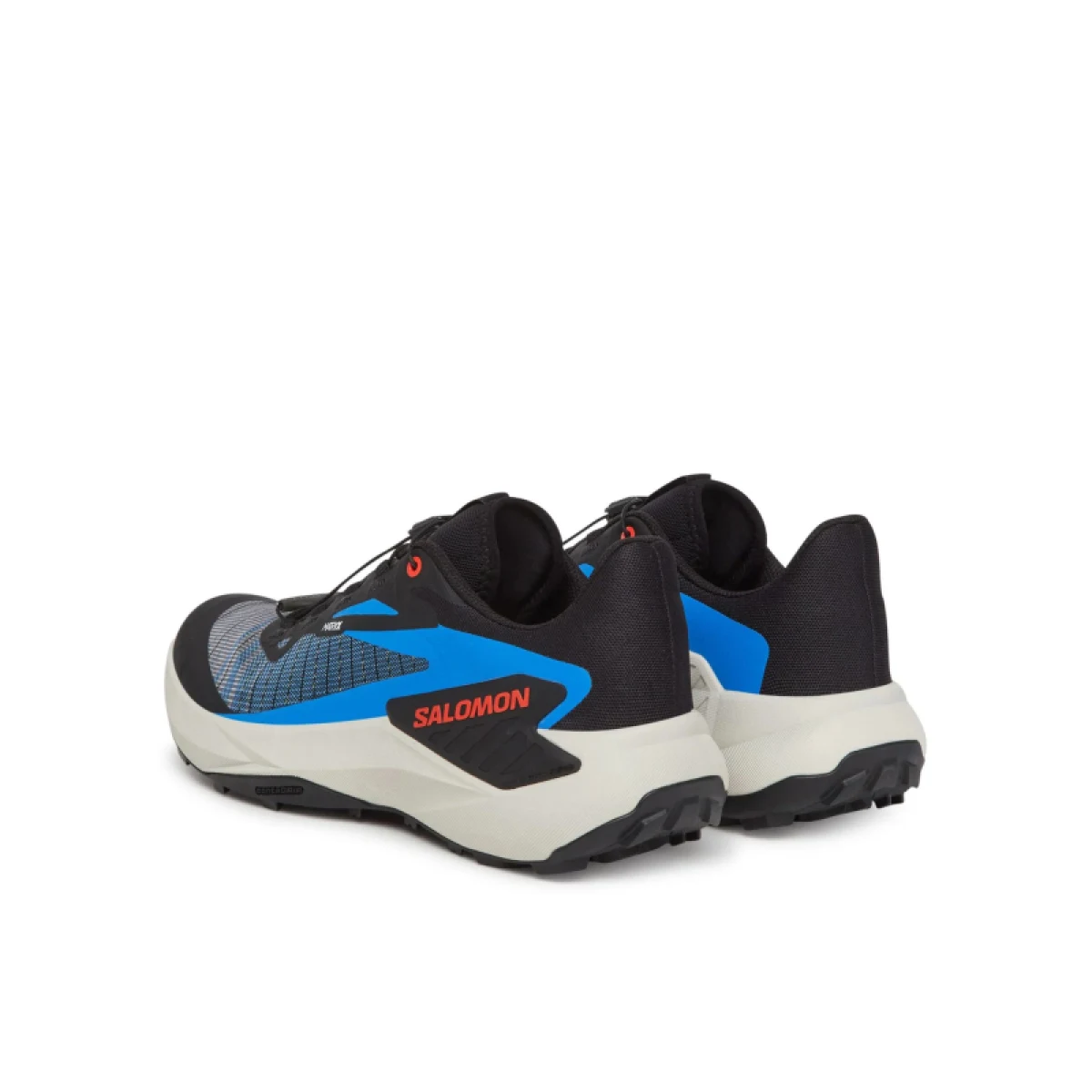 Pánska bežecká trailová obuv SALOMON Genesis M black french blue cherry tomato · záber 4