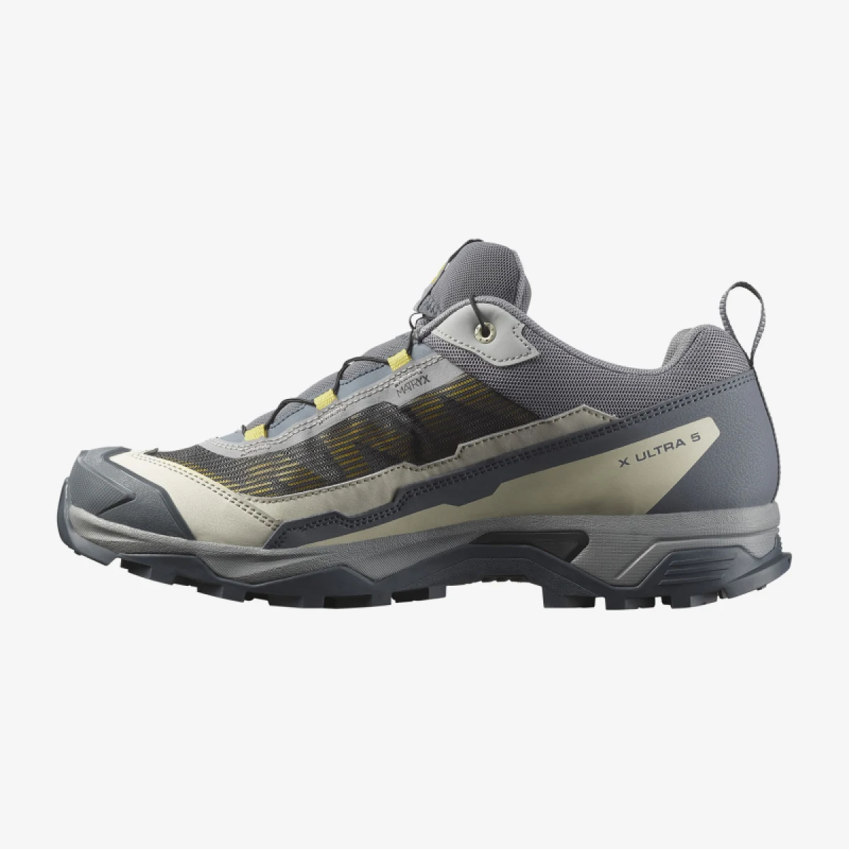Pánska nízka turistická obuv SALOMON X Ultra 5 M monument turbulence spicy mustard · záber 2