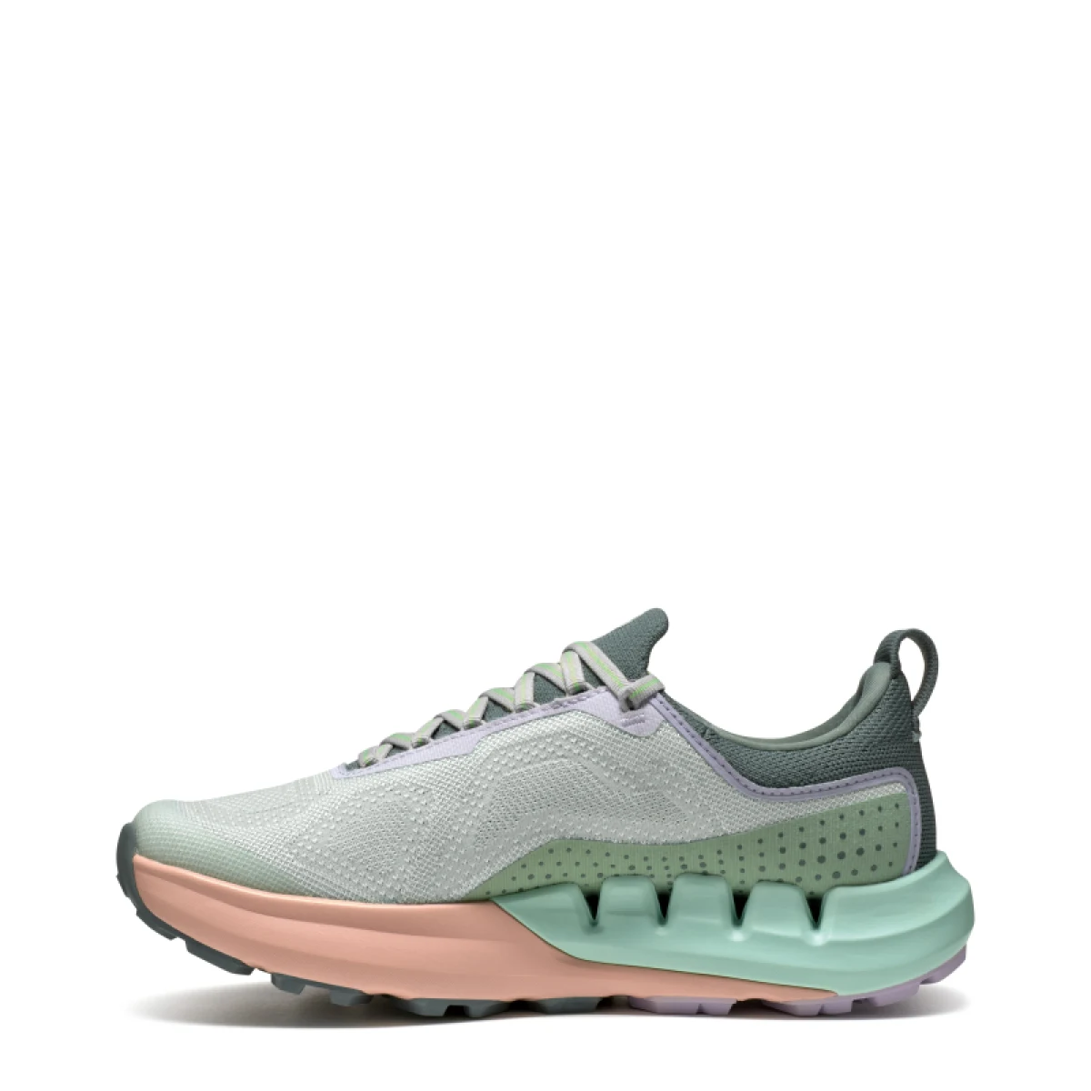 Dámska bežecká trailová obuv TECNICA Pyrox Xplore Ws, light grey dark green · záber 3
