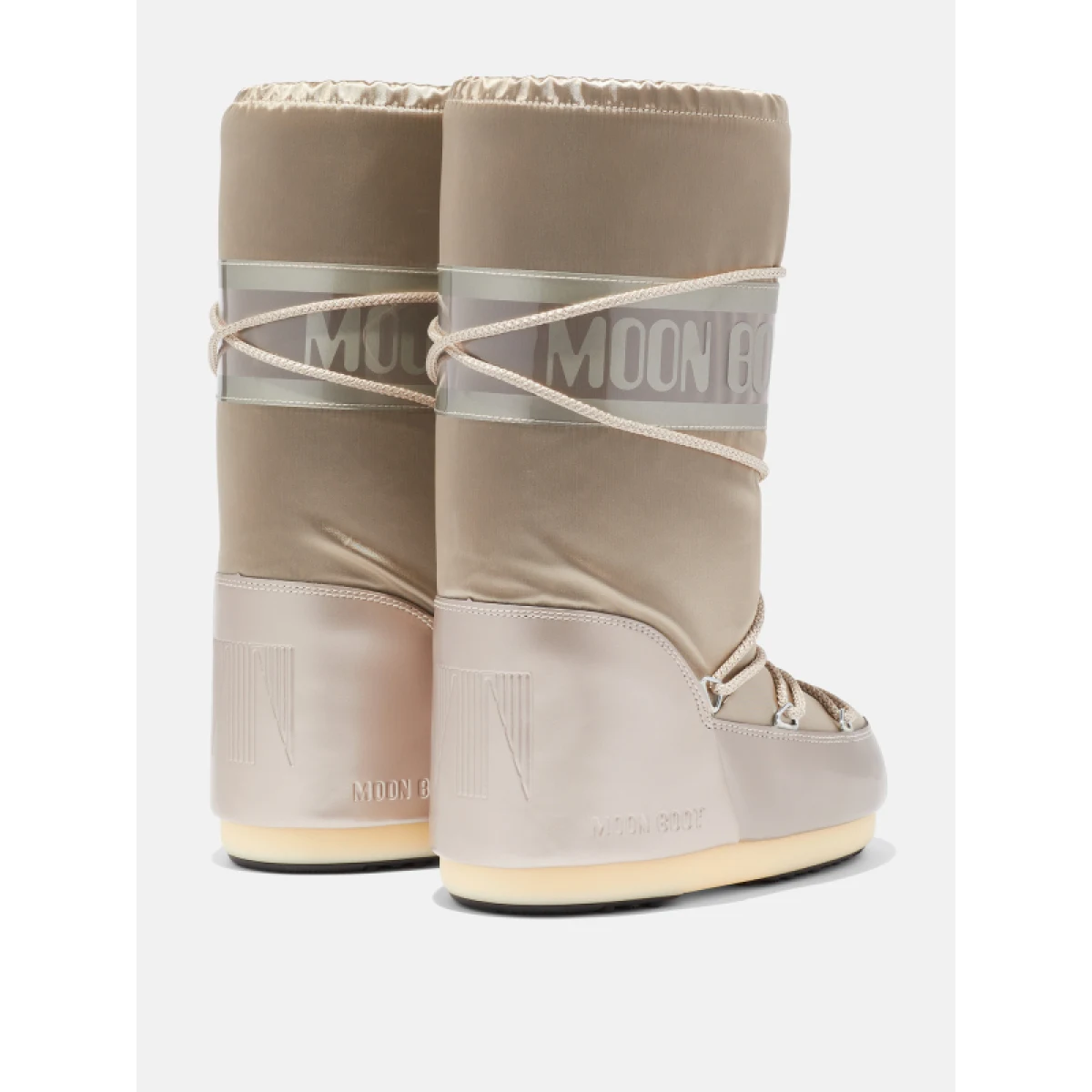 Juniorské vysoké zimné topánky MOON BOOT MB ICON GLANCE-JR, B003 PLATINUM · záber 3
