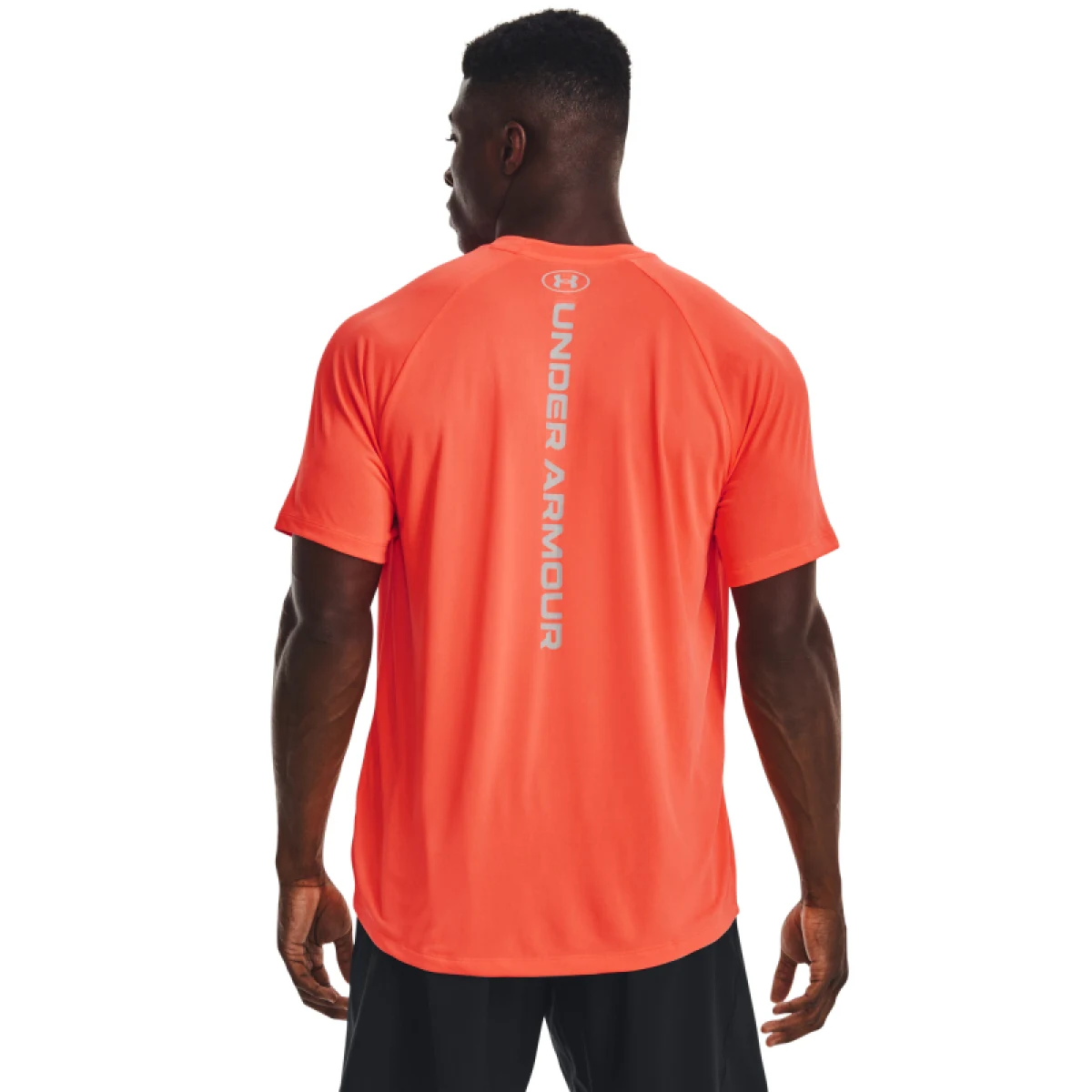 Pánske tréningové tričko s krátkym rukávom UNDER ARMOUR UA Tech Reflective SS-ORG · záber 2