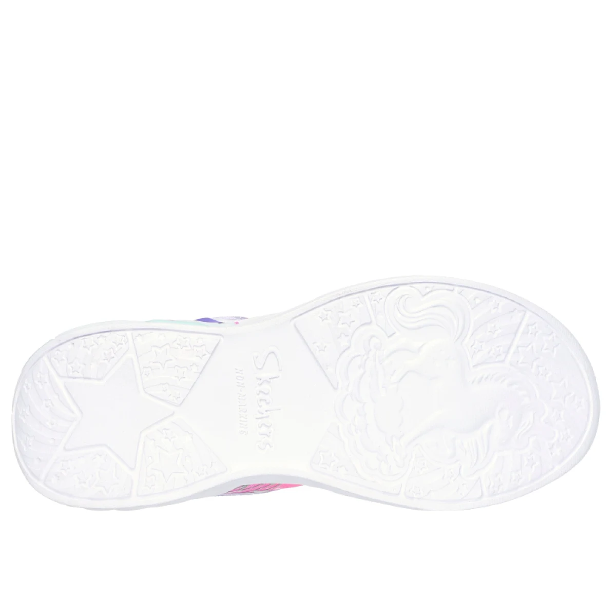 Dievčenská rekreačná obuv SKECHERS S Lights Unicorn Wishful Magic K lavender hot pink · záber 5