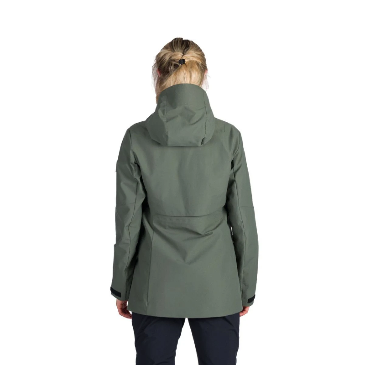 Dámska turistická softshellová bunda NORTHFINDER LUCINDA-300darkgreen · záber 3