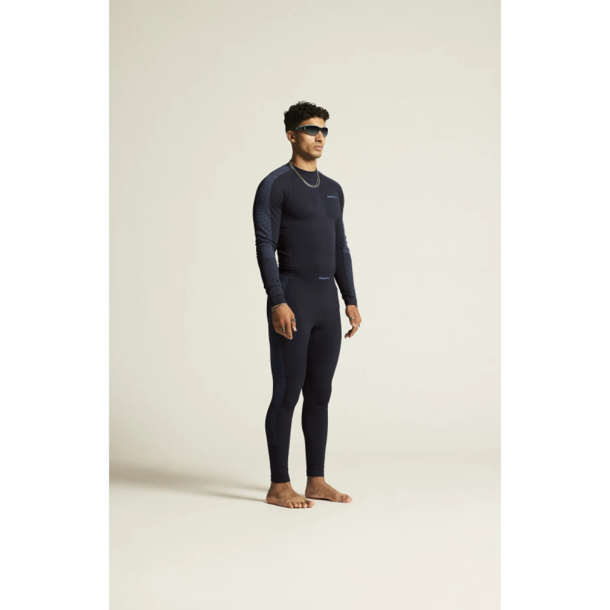 Pánske termo tričko s dlhým rukávom CRAFT ADV WARM INTENSITY LS M-396345-Blaze Royal · záber 3