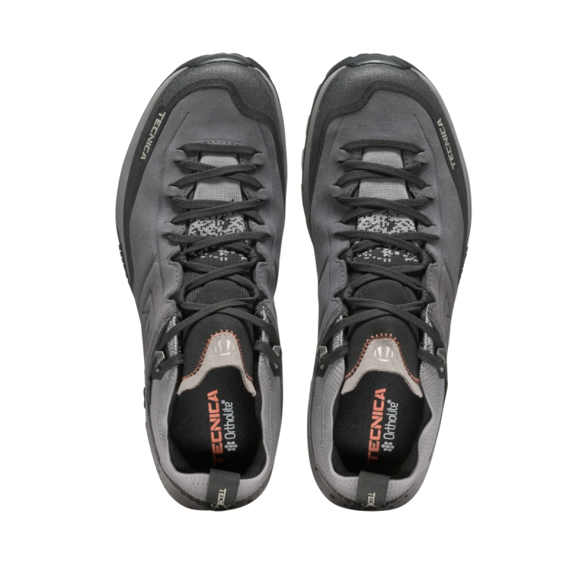 Pánska nízka turistická celokožená obuv TECNICA Forge Hike GTX Ms, dark grey burnt orange · záber 5