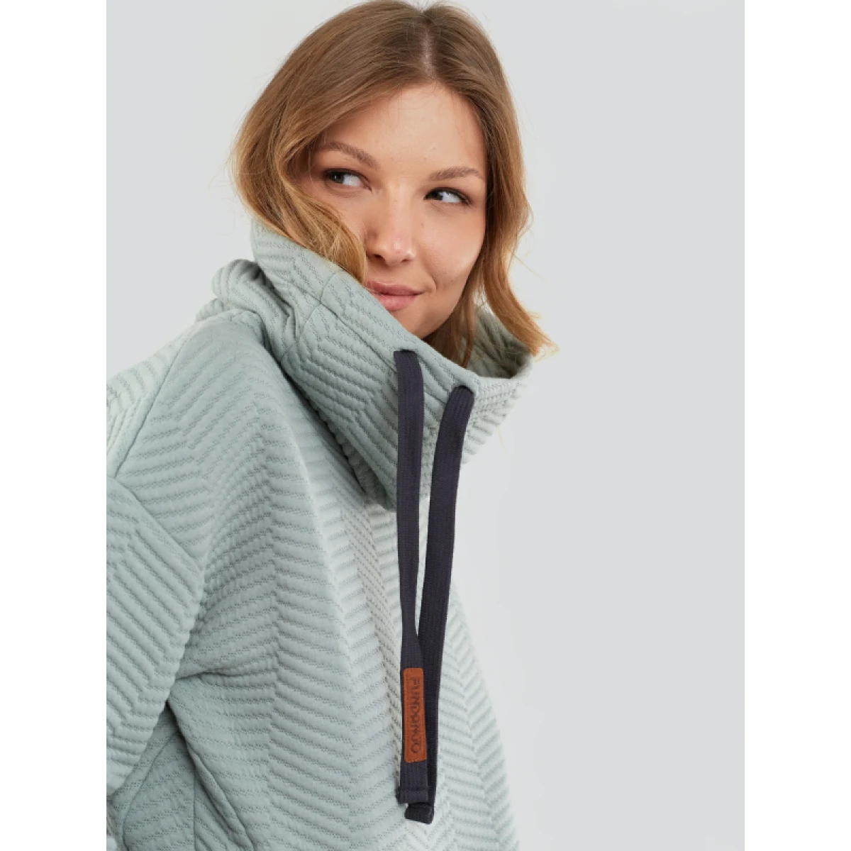 Dámska mikina FUNDANGO Aliz Pullover-528-fern · záber 3