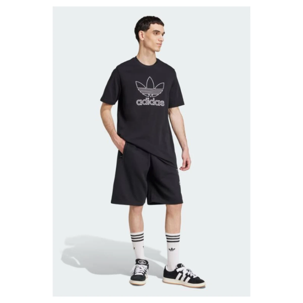 Pánske tričko s krátkym rukávom ADIDAS ORIGINALS OUTL TREF TEE-BLACK · záber 5
