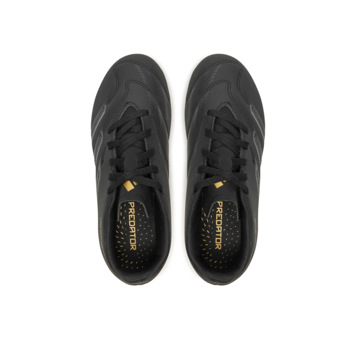 Chlapčenské futbalové kopačky outdoorové ADIDAS Predator K FG core black carbon gold met · záber 3