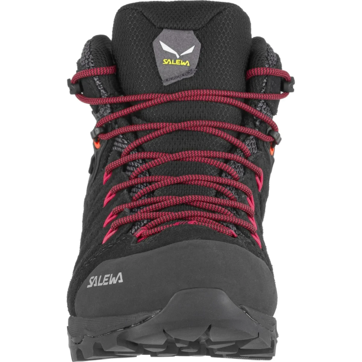 Dámska členková turistická obuv SALEWA Alp Mate Mid PTX W black out virtual pink · záber 3