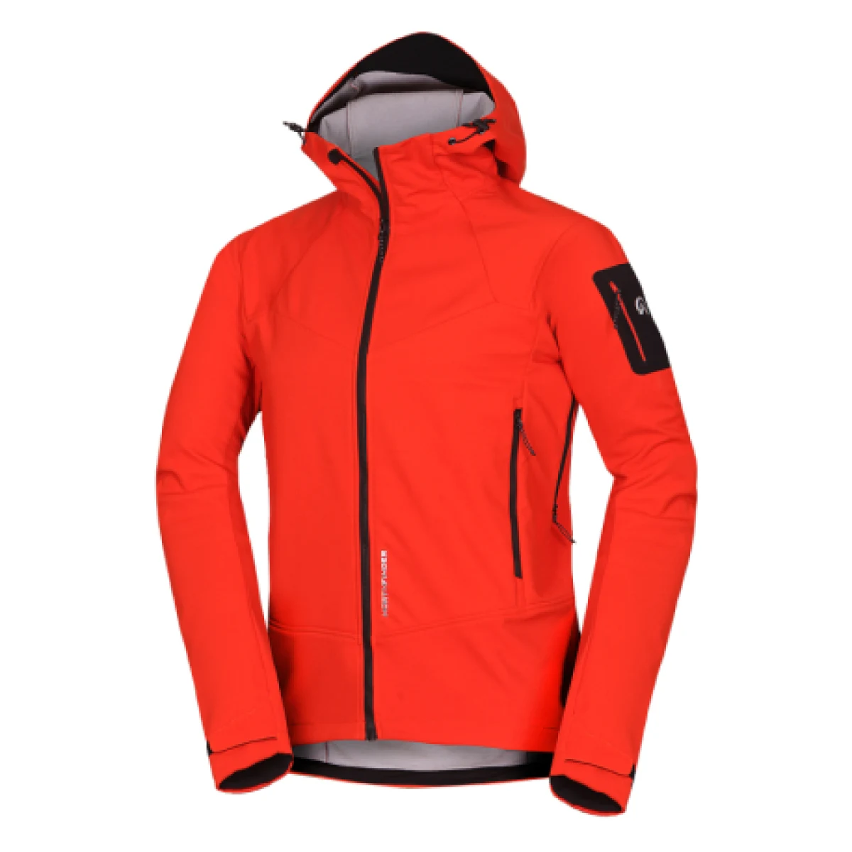 Pánska turistická softshellová bunda NORTHFINDER FABIO-363redorange · záber 1