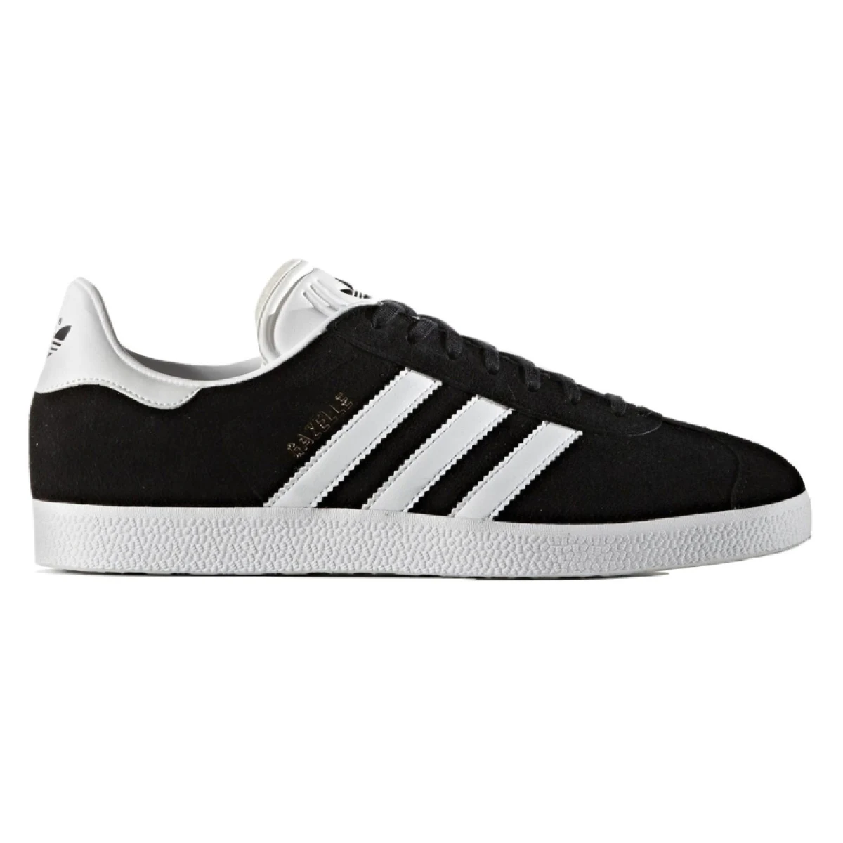 Pánska vychádzková obuv ADIDAS ORIGINALS Gazelle M core black white gold met · záber 2