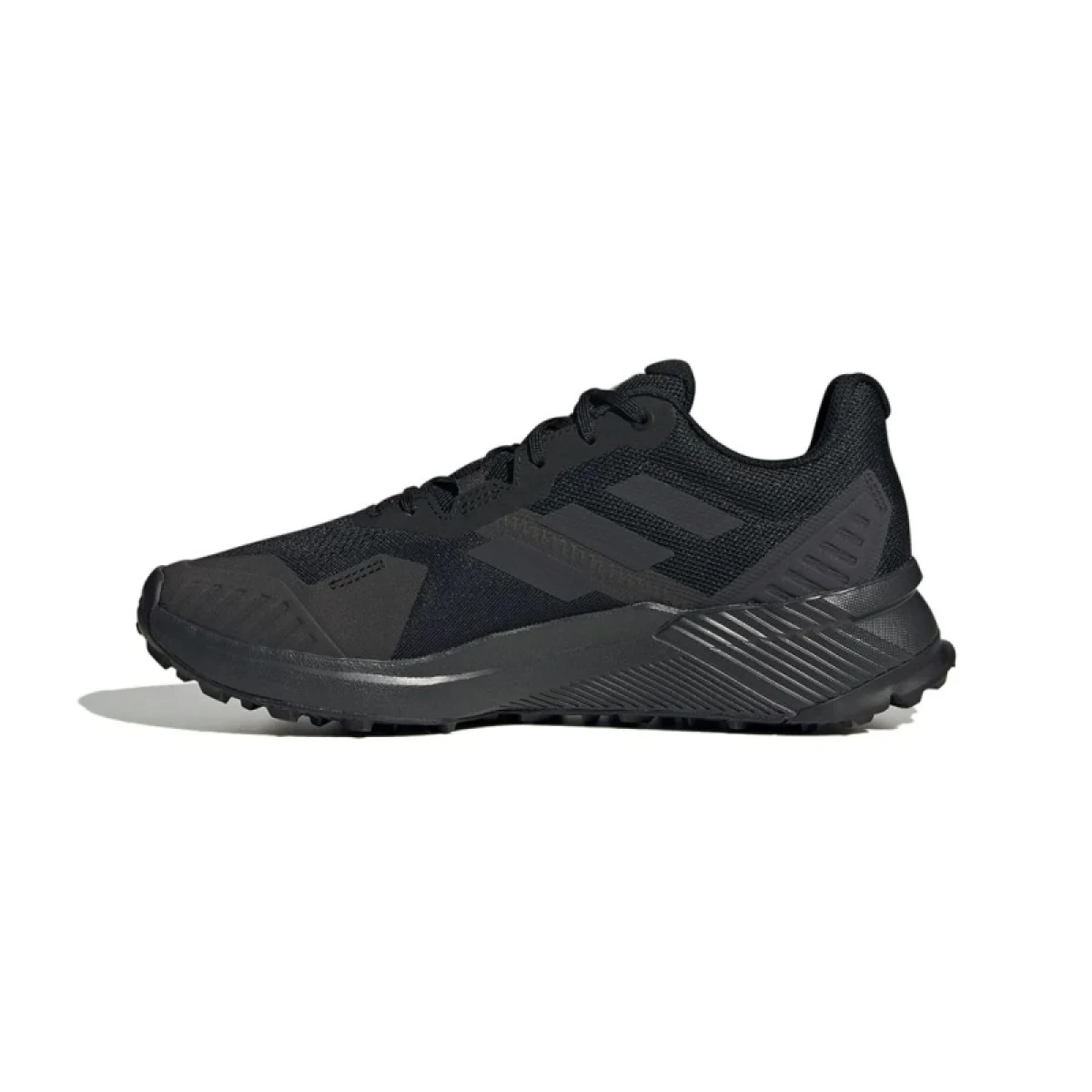 Pánska bežecká trailová obuv ADIDAS Terrex Soulstride core black carbon grey six · záber 2