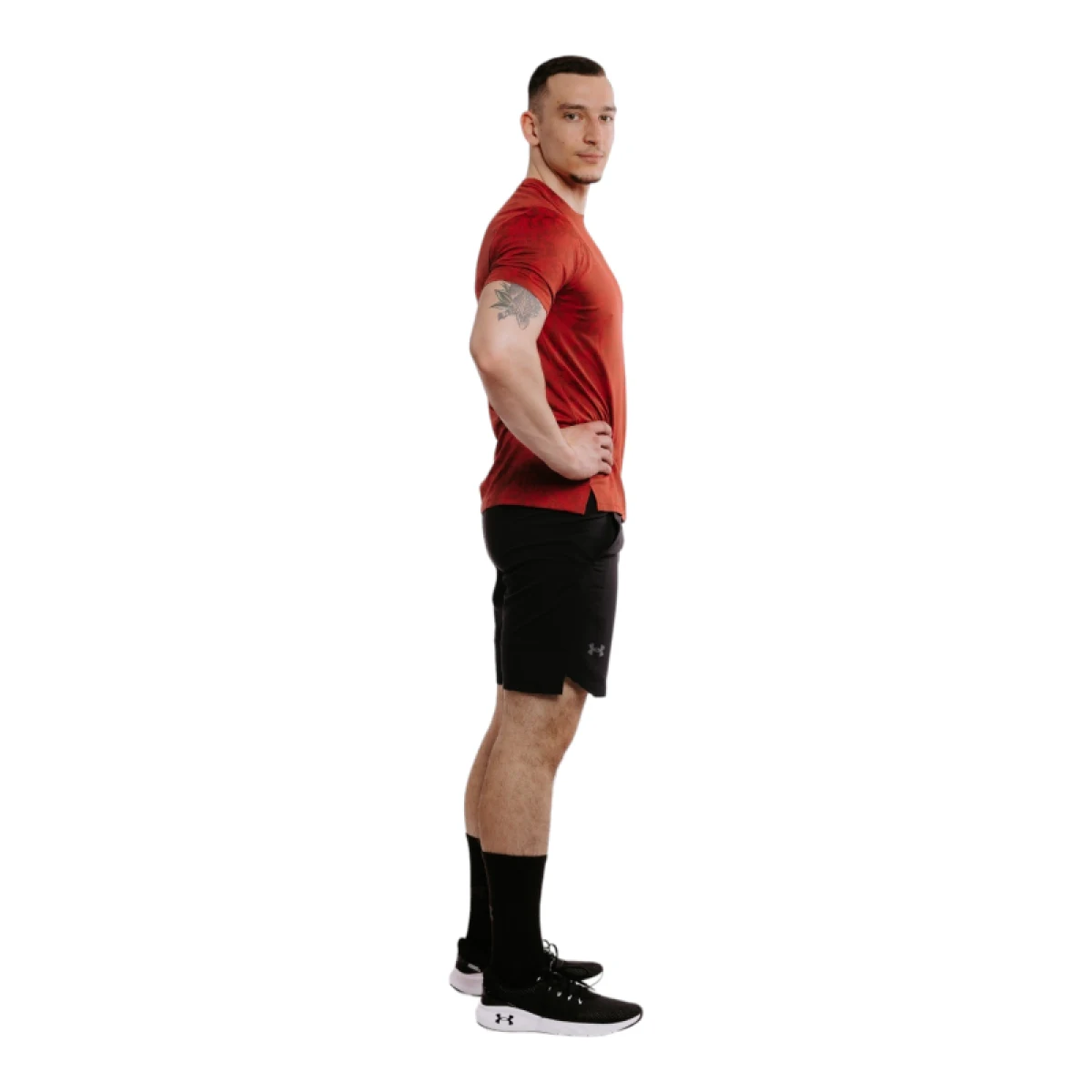 Pánske tréningové kraťasy UNDER ARMOUR UA Vanish Woven 8in Shorts-BLK · záber 2