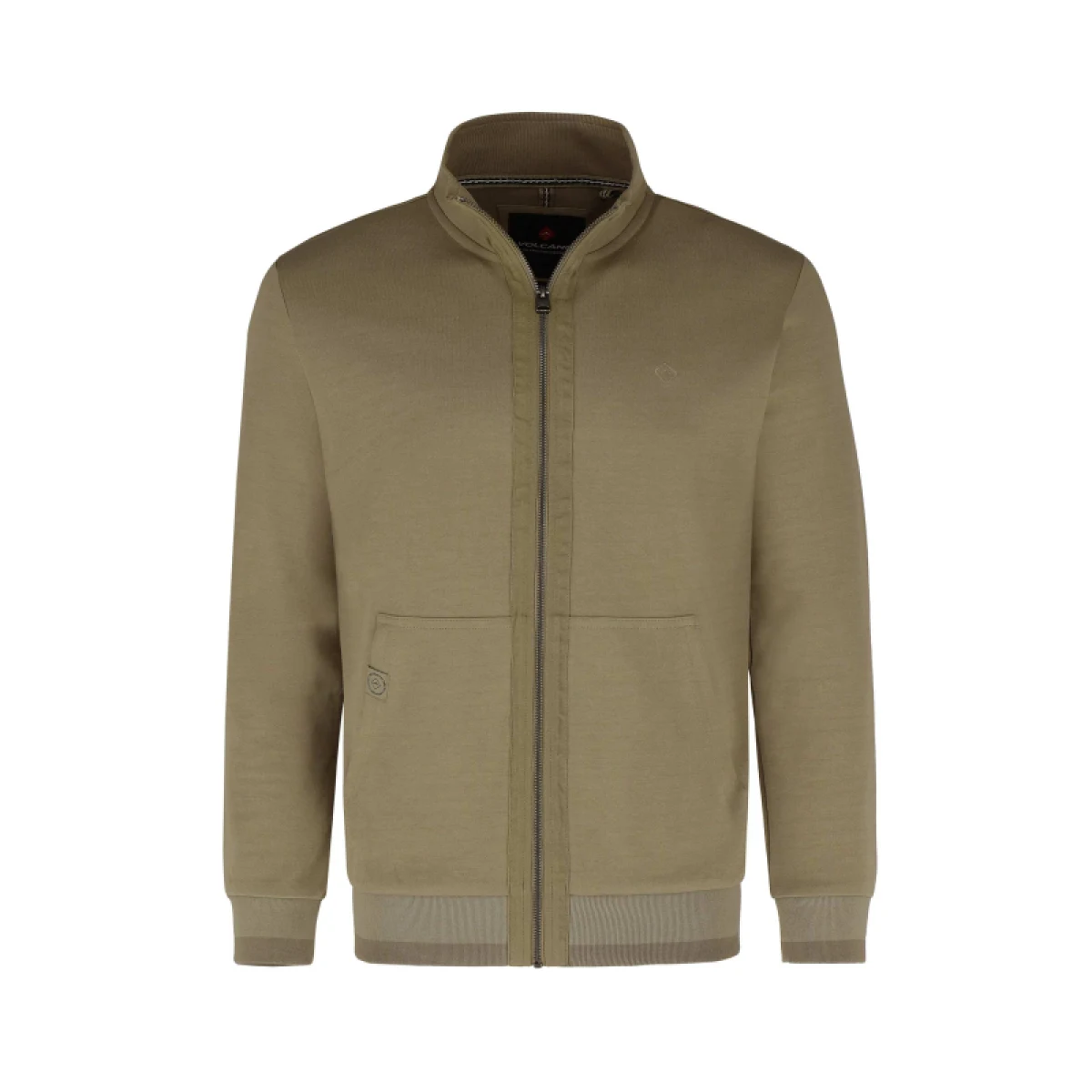 Pánska mikina so zipsom VOLCANO VINI-304-OLIVE · záber 5